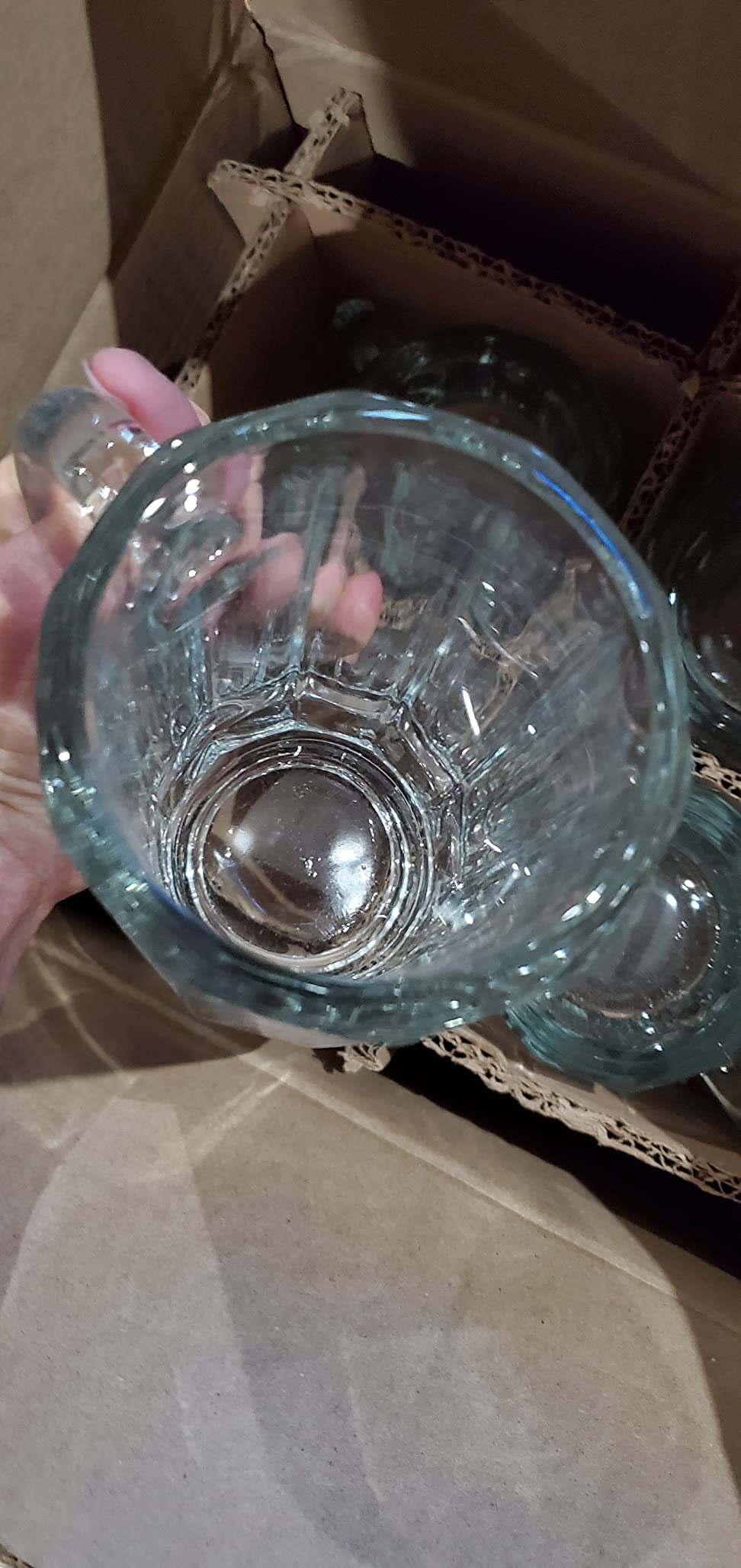 Libbey Heidelberg Glass Beer Mug Set, German Glass Mug with Handle to Serve Ales and Lagers, Freezer Beer Mugs for Birthdays, Housewarming Parties customer photo 2