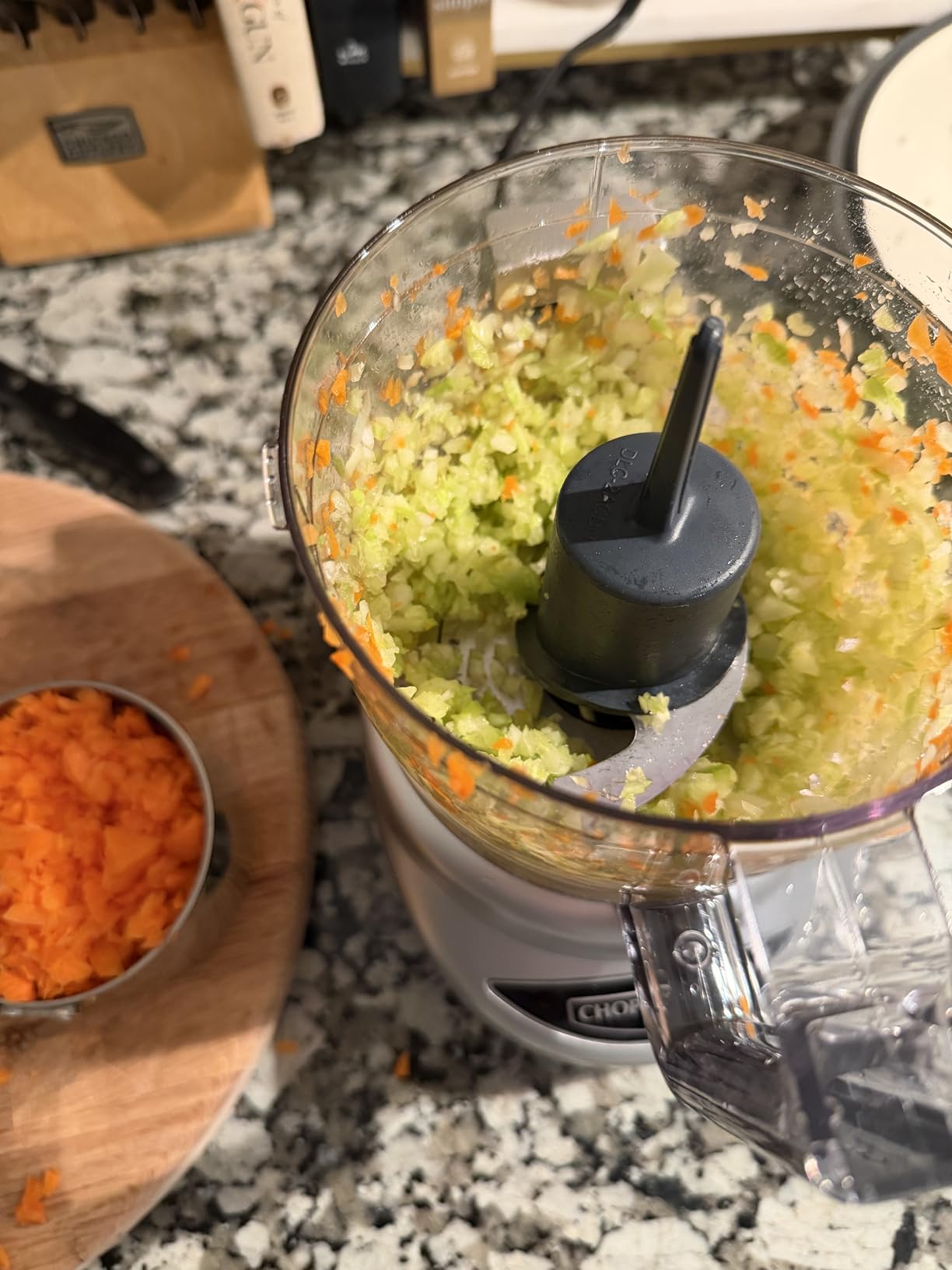 Cuisinart Mini-Prep Plus Food Processor, 3 Cup Mini Food Processor to Chop Herbs, Vegetables, and Hard Cheese, 3 Cup Work Bowl, Reversible Stainless Steel Blade, DLC-2ABC, Brushed Chrome customer photo 2