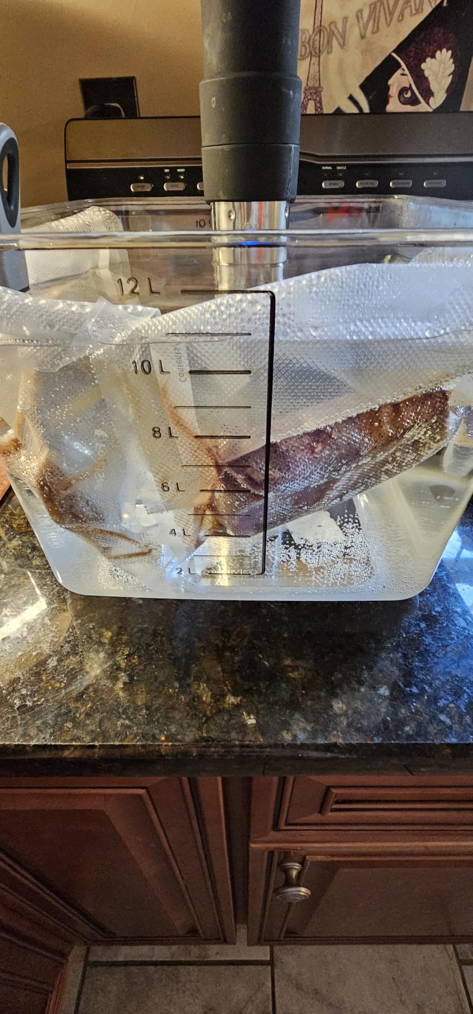 Rubbermaid Commercial Products Space Saving Square Food Storage Container 12 Quart Clear for Kitchen/Sous Vide/Meal Prep customer photo 1