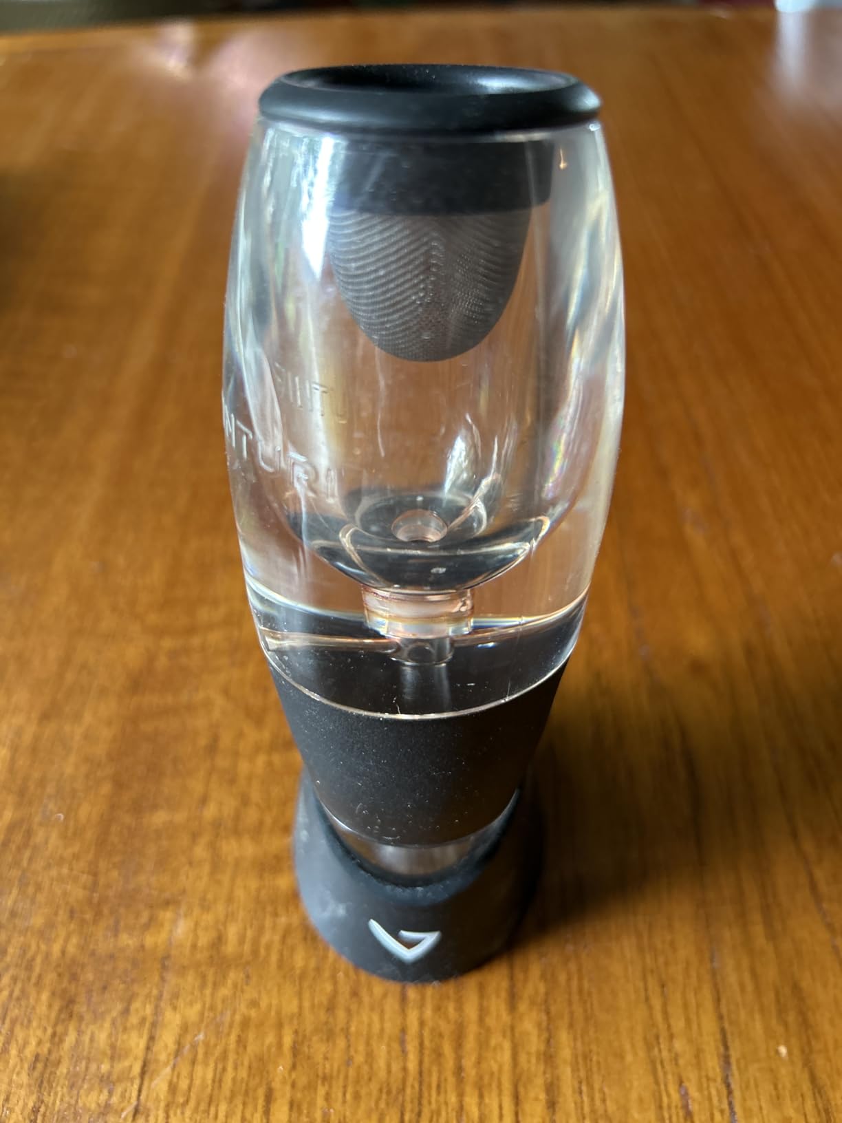 Vinturi Wine Aerator Pourer and Decanter for Red Wines Patented Design with No-Drip Base & Sediment Screen customer photo 2