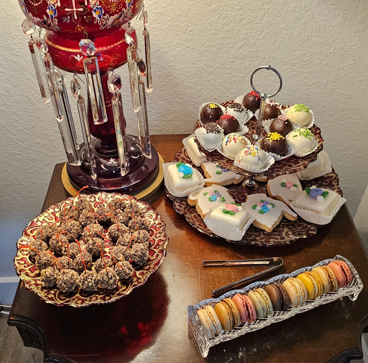 Godinger Dublin Cracker Tray, Snack Dish, Crystal Serving Tray for Crackers, Appetizers, Snacks & Entertaining customer photo 2