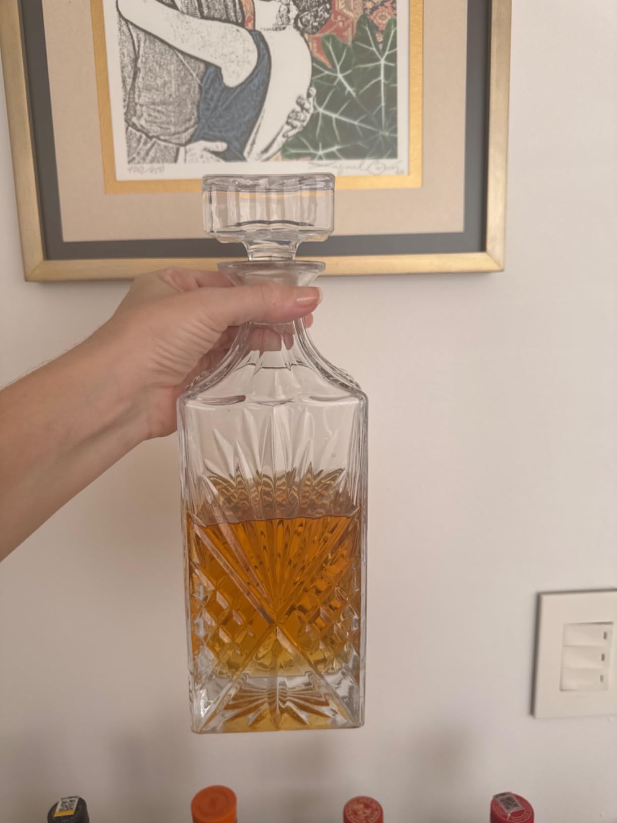 Godinger Dublin Whiskey Decanter, Liquor Decanter, Alcohol Decanter, Beer Decanter, 750ml customer photo 2