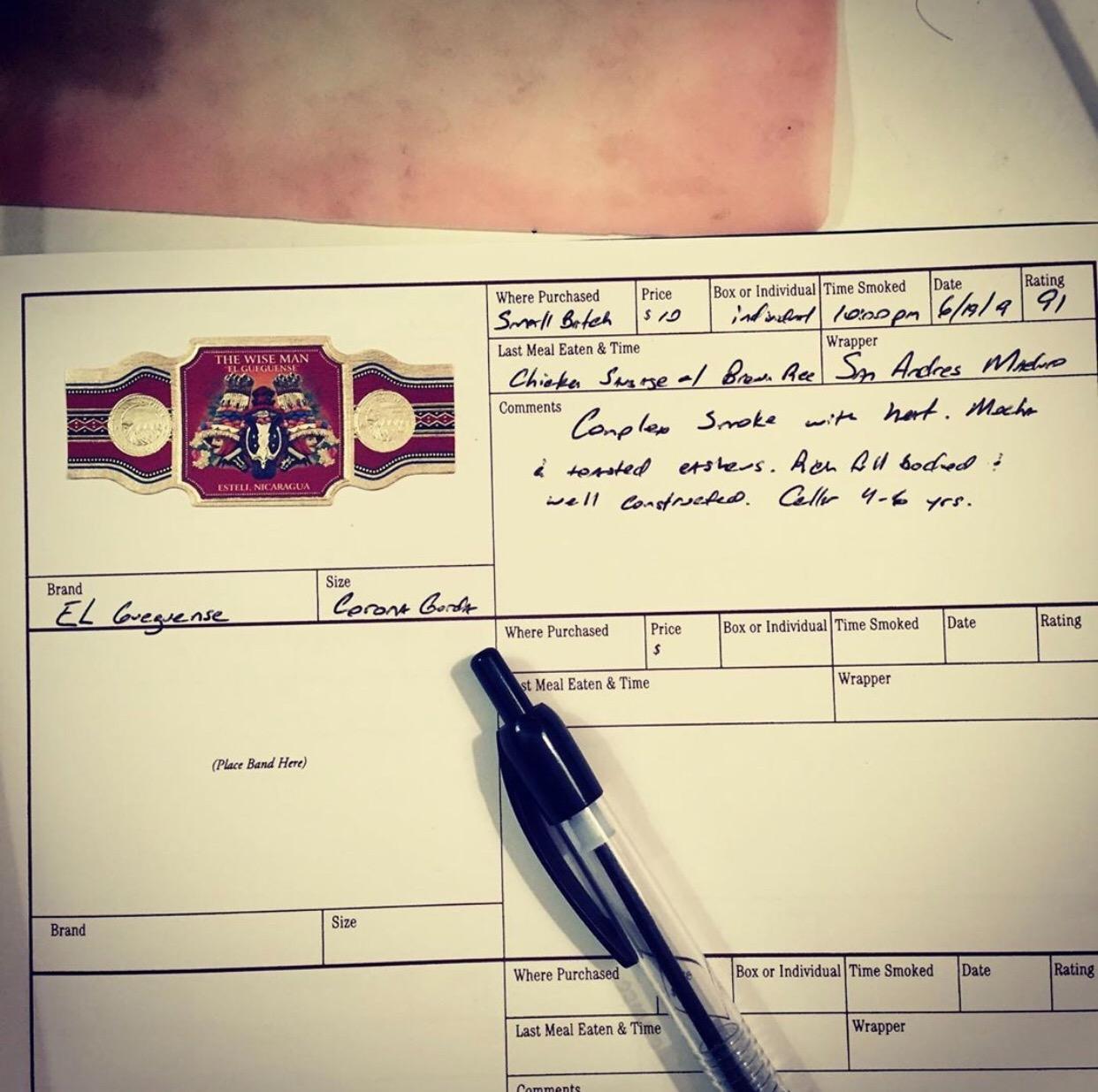 Cigar Dossier Personal Cigar Journal customer photo 1