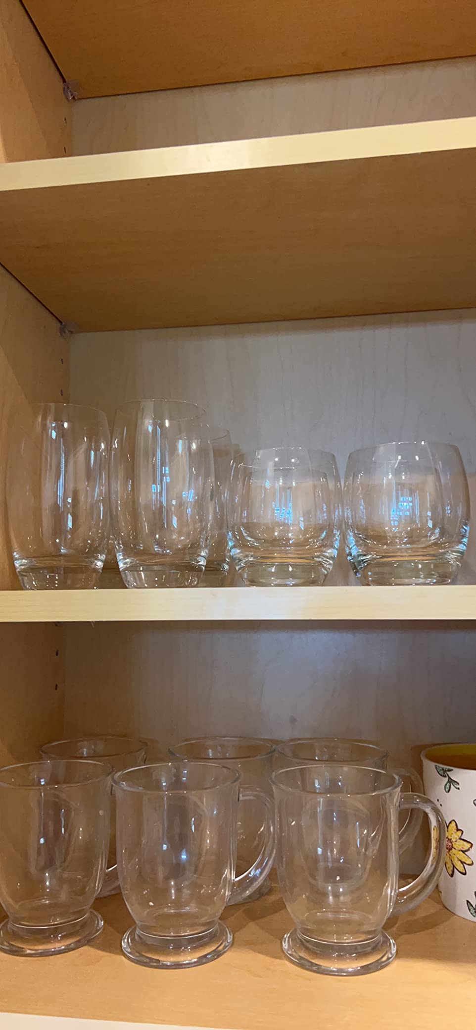 Luigi Bormioli Crescendo Highball Glasses, Set of 4-20 Oz Lead-Free Crystal Tall Tumblers with Thick Base - Laser Cut Rims, Classic for Cocktails, Water, Long Drinks - Made in Italy, Dishwasher Safe customer photo 2