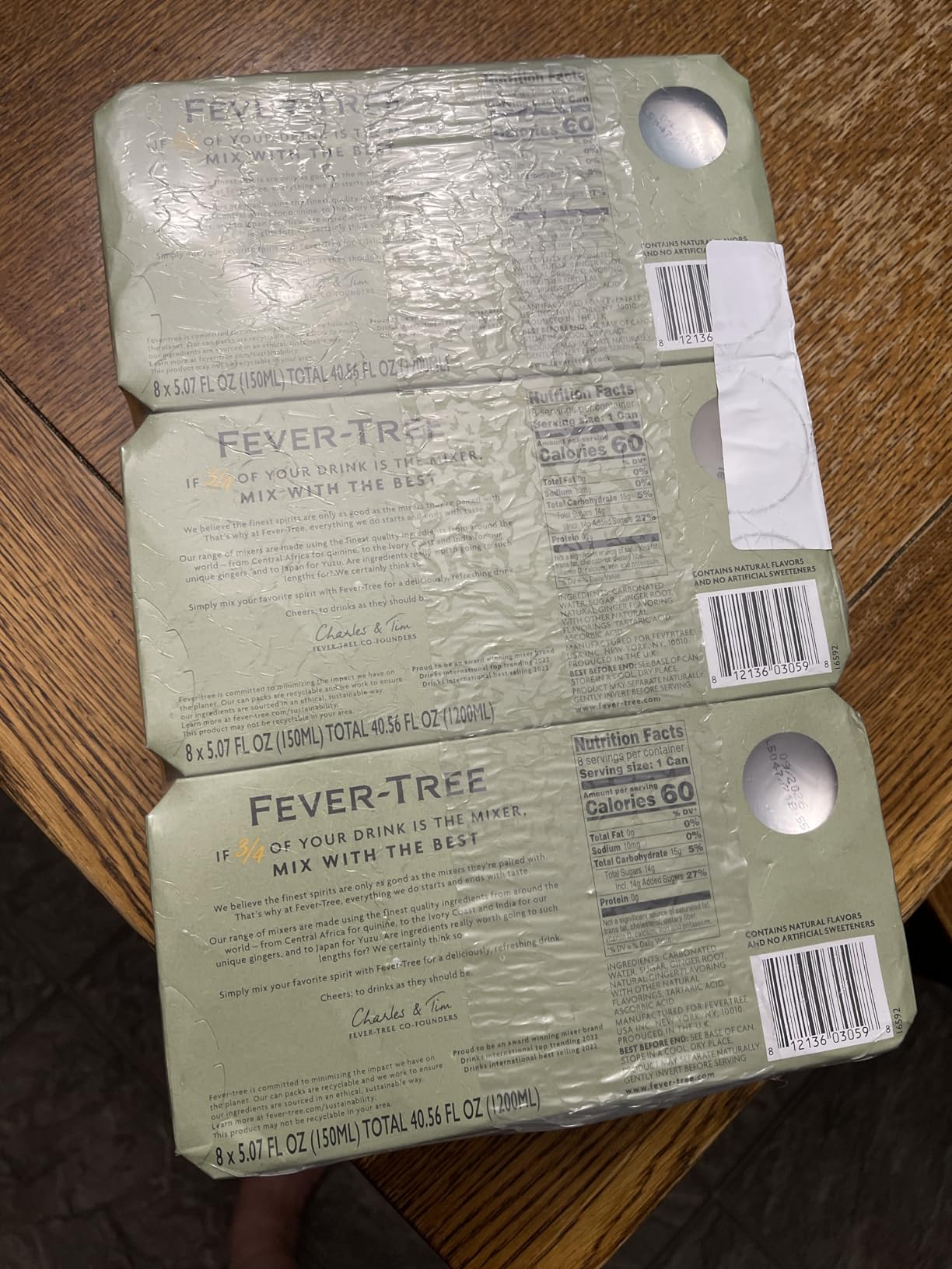 Fever-Tree Ginger Beer - Premium Mixer for Cocktails and Mocktails, 6.8 fl oz Glass Bottles, Pack of 24 - Naturally Sourced, Non-GMO customer photo 1