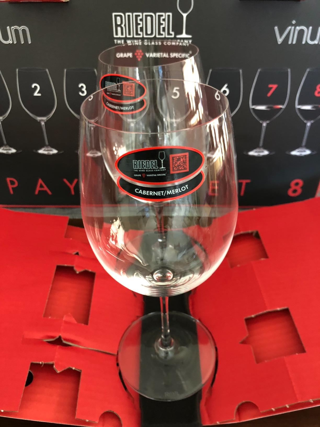Riedel Vinum Bordeaux/Merlot/Cabernet Wine Glasses, Pay for 6 Get 8 customer photo 1