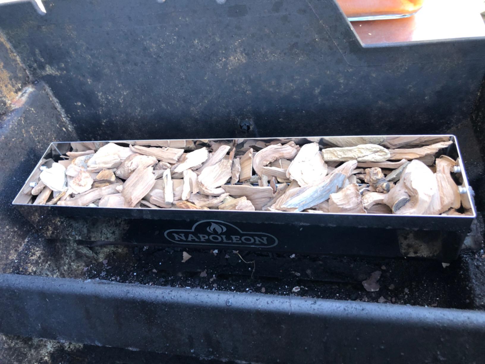 Napoleon PRO Stainless Steel Smoker Pipe - Fill With Wood Chips or Pellets, Genuine Smoke Flavor customer photo 2