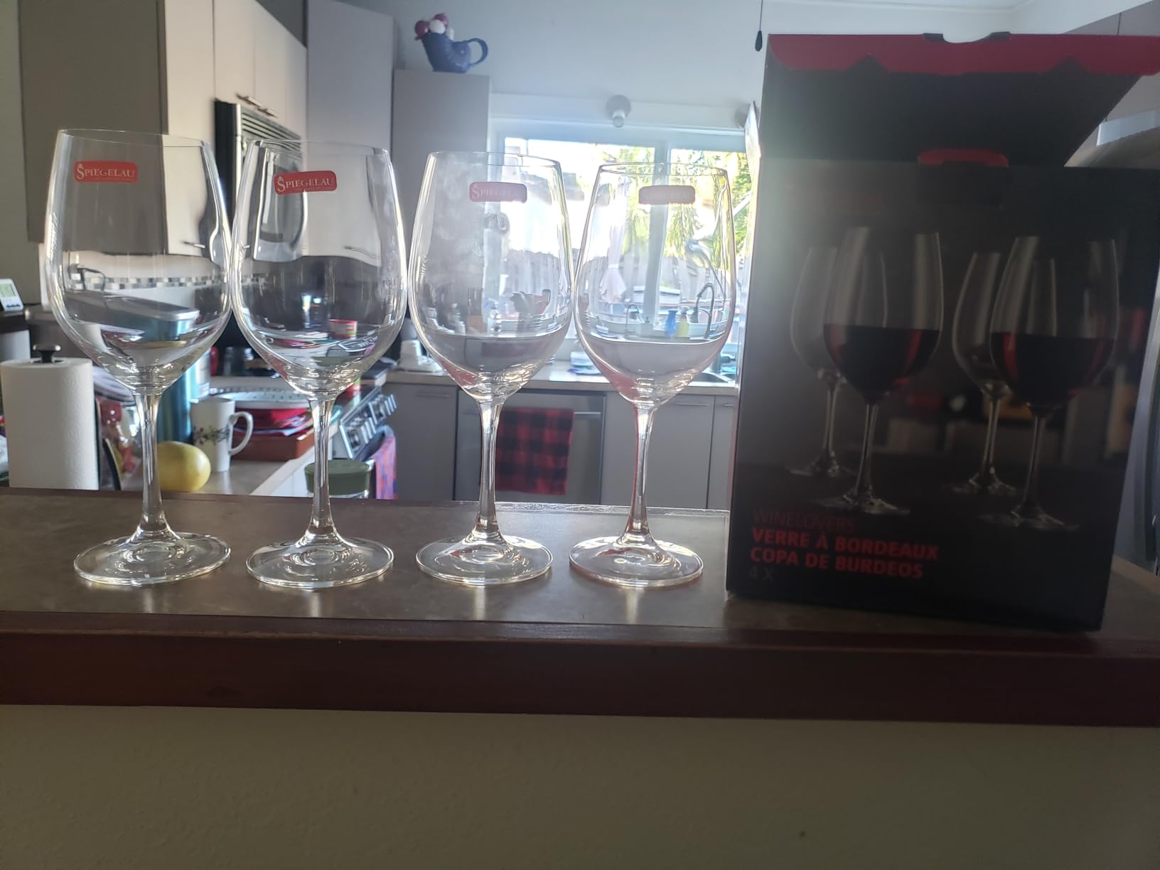Spiegelau Wine Lovers Bordeaux Wine Glasses, Crystal Clear, 20.5 oz, Set of 4 customer photo 1