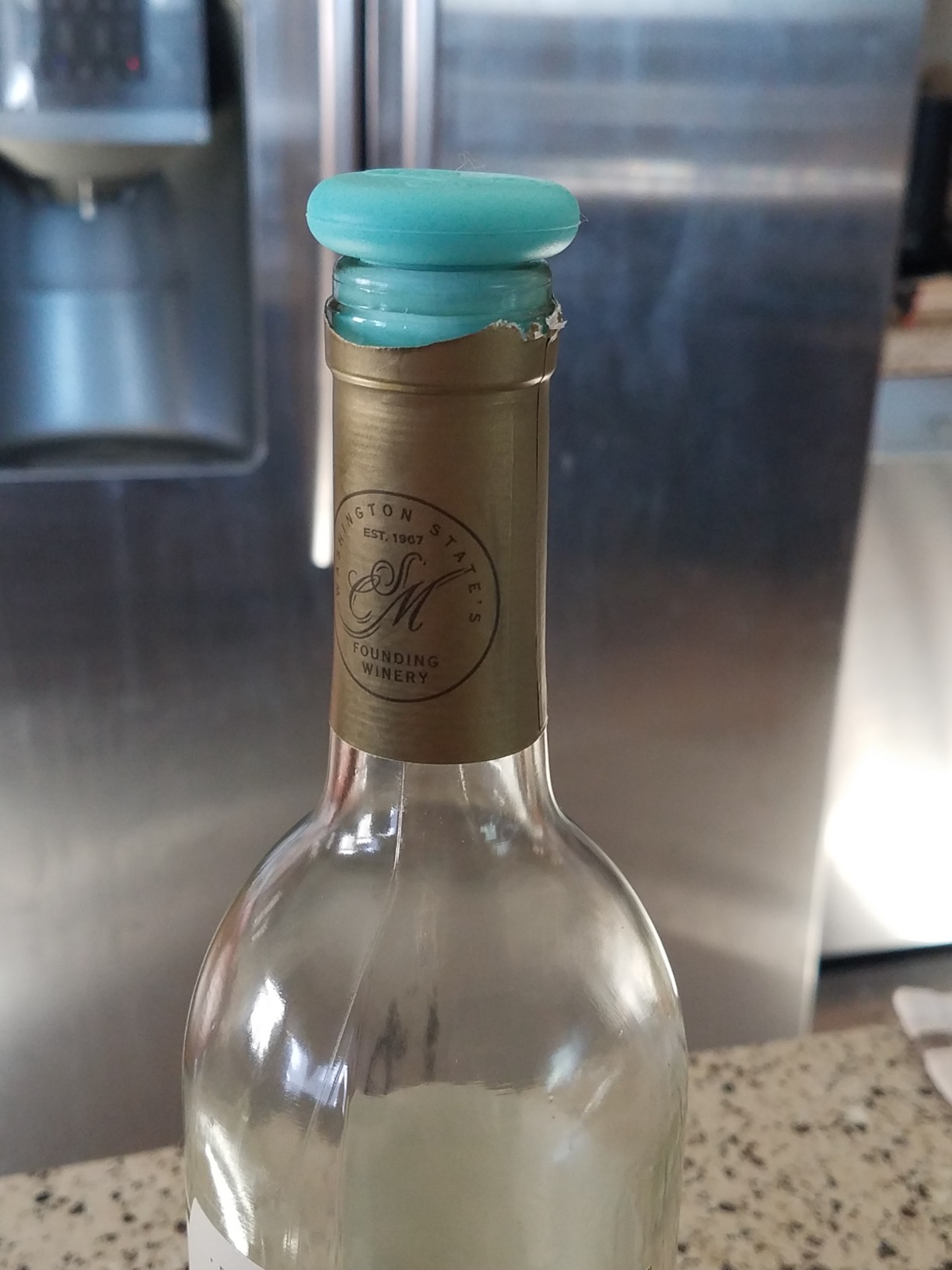 Outset B229 Silicone Wine Bottle Stoppers, Set of 4, Assorted customer photo 2