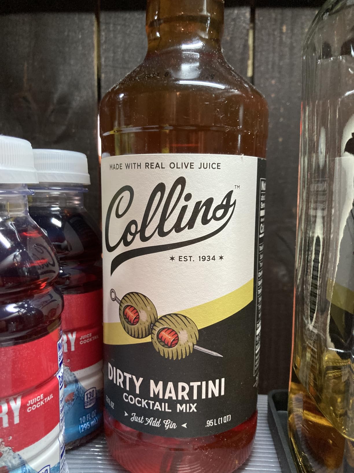 Collins Dirty Martini Mix, Dirty Martini Olive Brine, Olive Juice for Dirty Martinis, 12.7oz Cocktail Mixer Set of 1 customer photo 2