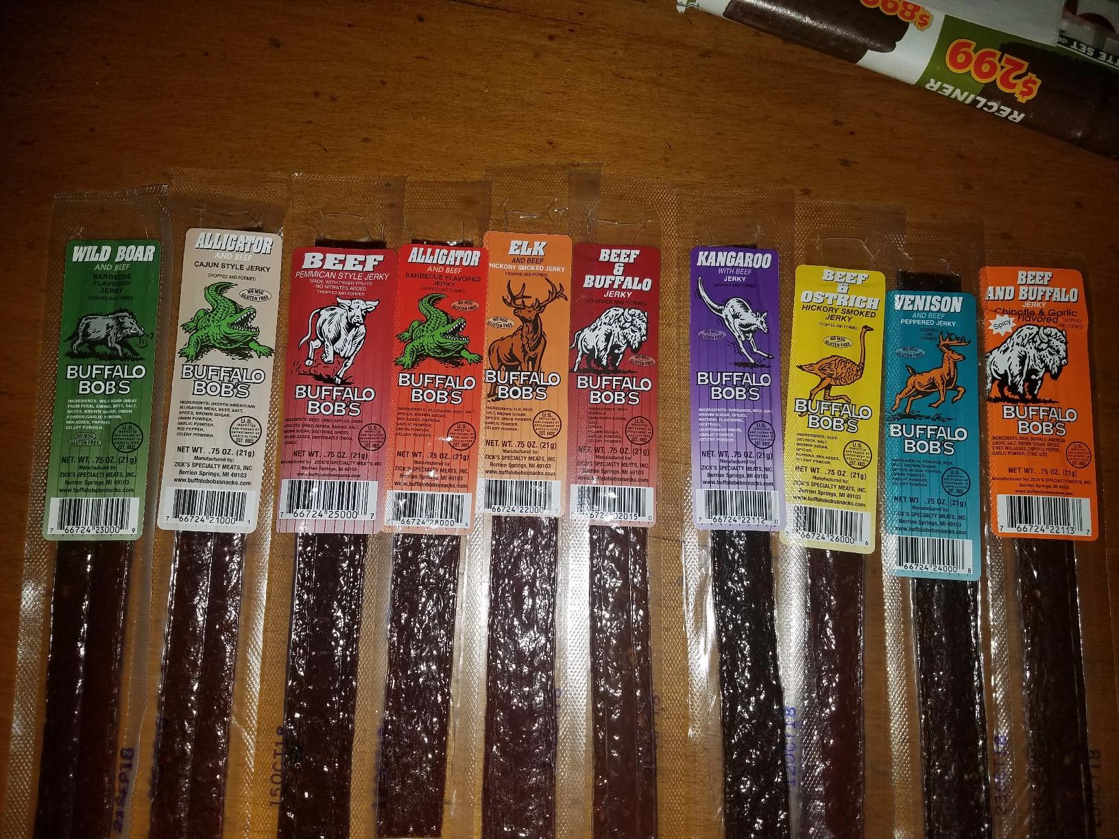 Jerky-n-Spice Exotic Jerky Variety Pack (10 Count) | Beef Jerky Gifts for Men | Assorted High Protein Meat Snacks | Premium Gourmet Wild Game Sampler | Ideal for Birthday, Road Trip & Camping customer photo 2