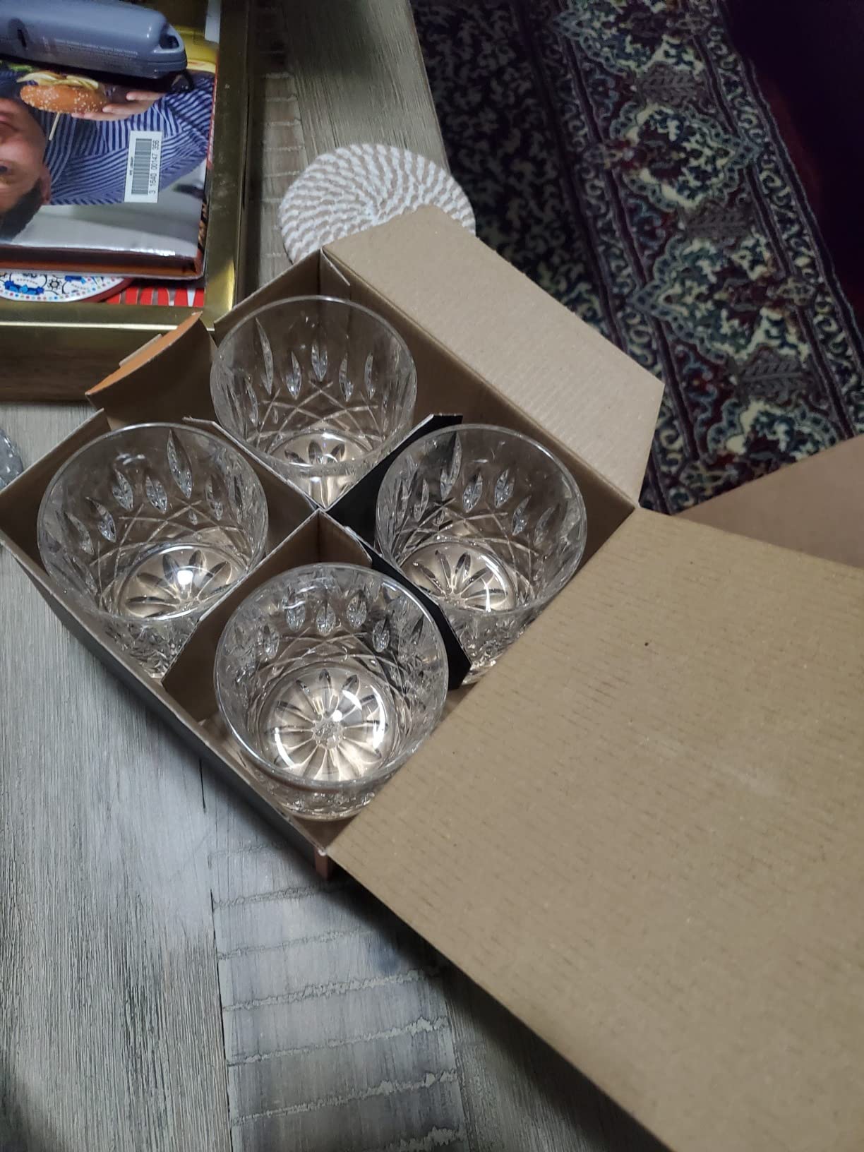 Nachtmann Noblesse Collection Whiskey Glass, Set of 4 Crystal Clear Glasses, 4-Inch Tumbler for Scotch, Cocktail, Liquor, or Bourbon, 10-Ounce, dishwasher safe customer photo 2