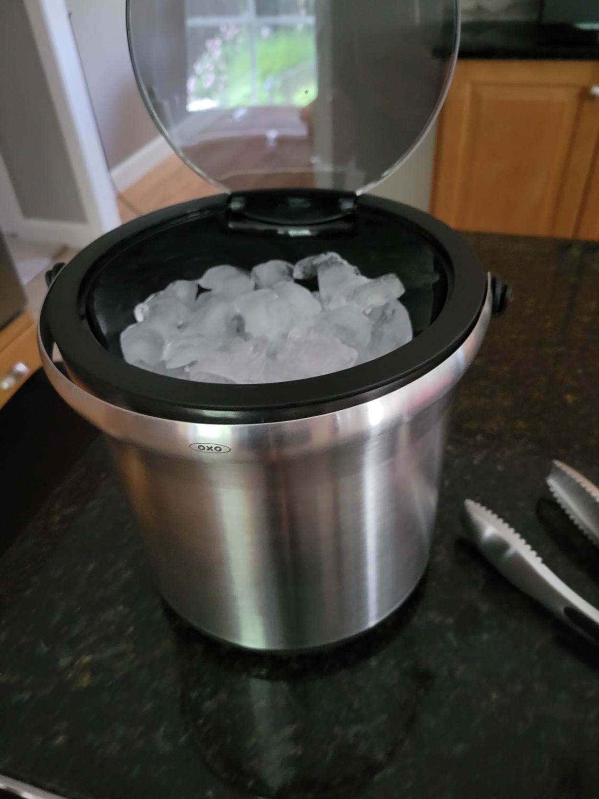 OXO 3107300 Steel Ice Bucket and Tongs Set customer photo 2