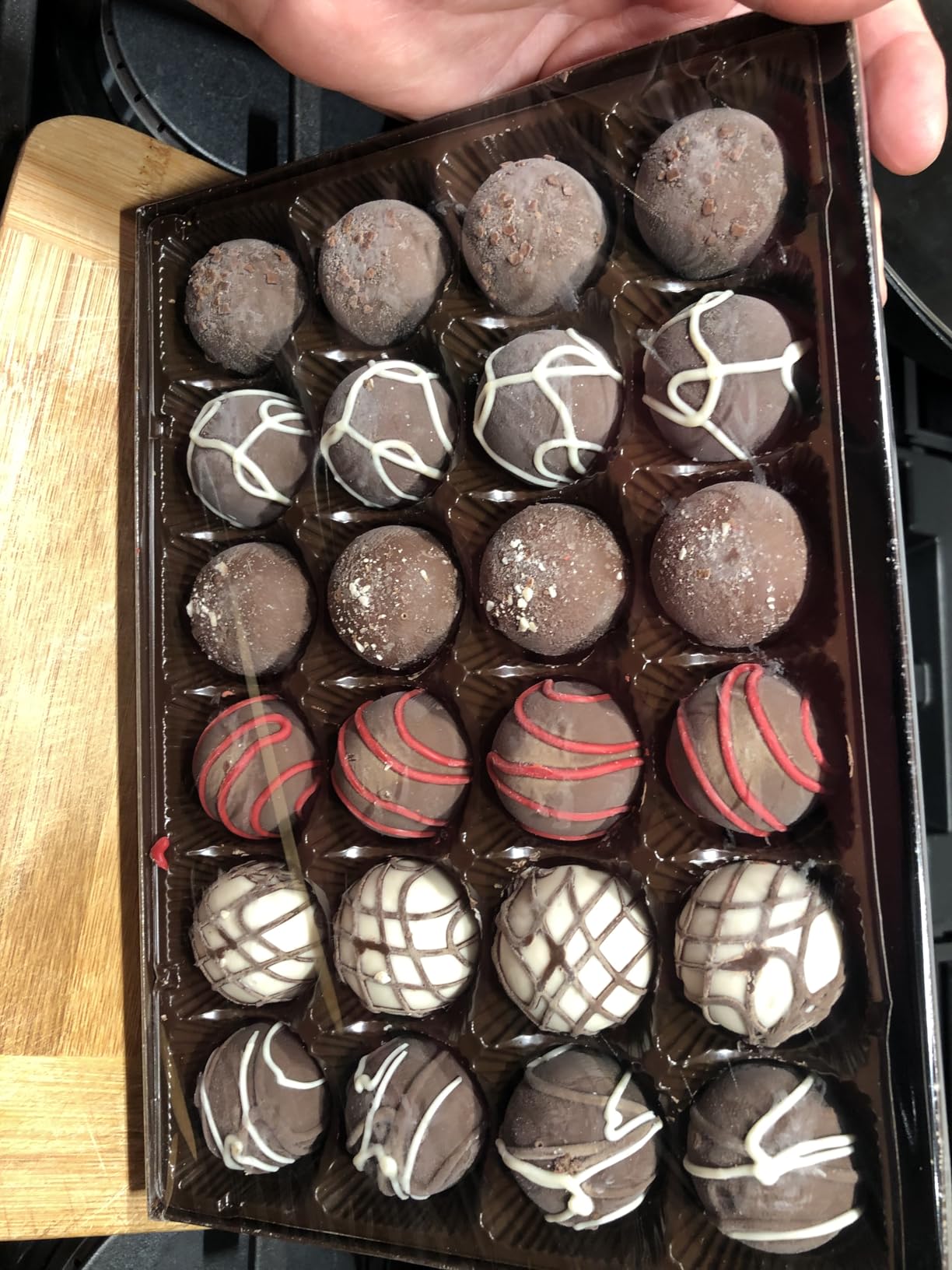 Harry & David Signature Chocolate Truffles Gift Box, 24 Assorted Truffles, 1 Pound Box customer photo 2