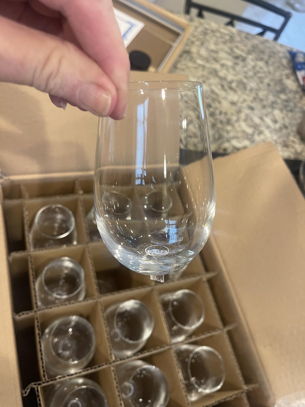 Ravenscroft Set of 12 European-Made INAO Wine Tasting Glasses, 7 Fl. Oz, Lead-Free Crystal, Dishwasher-Safe customer photo 1