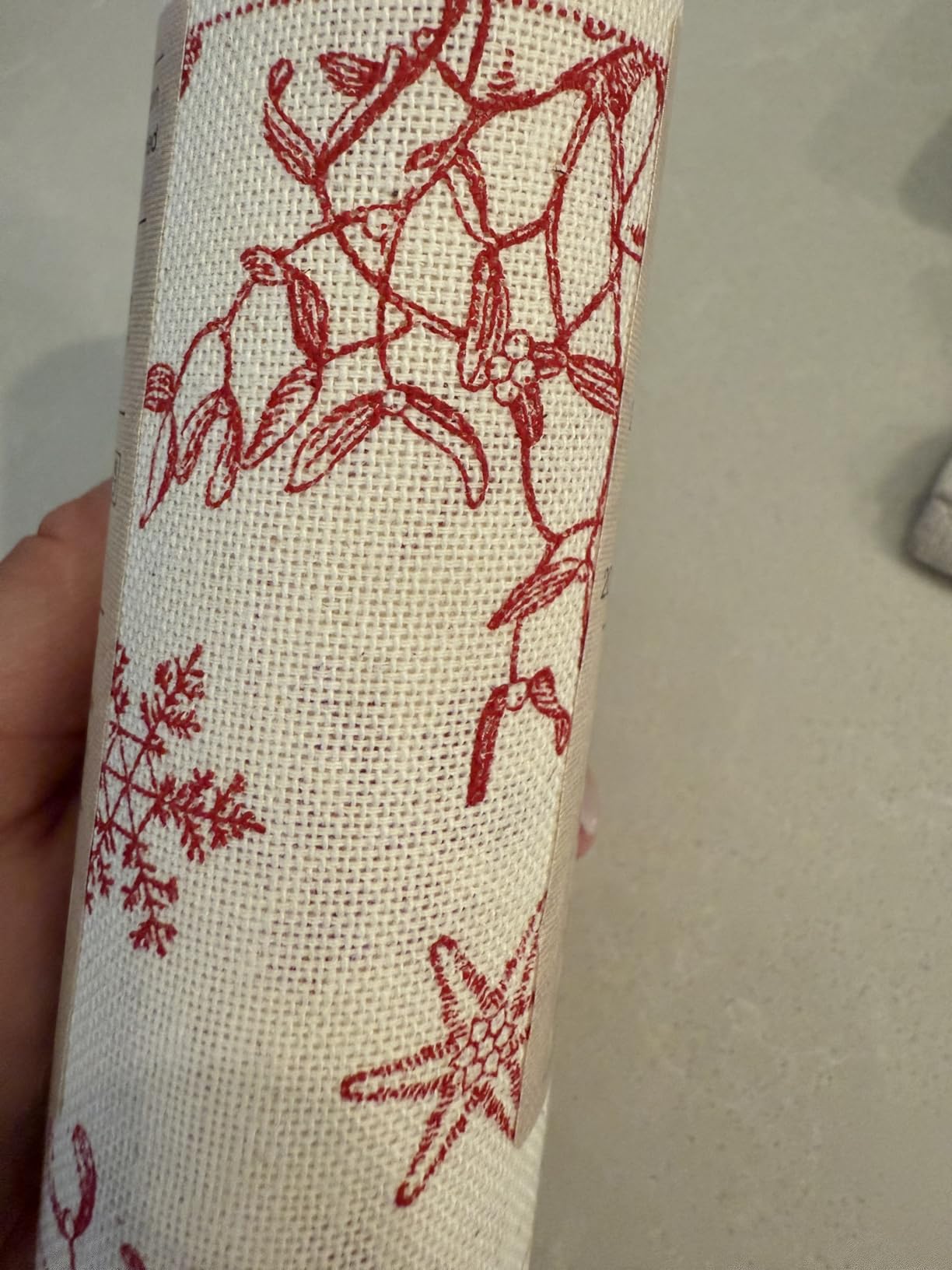 MY DRAP Linen Cocktail Napkins, Natural, 50 Units customer photo 2