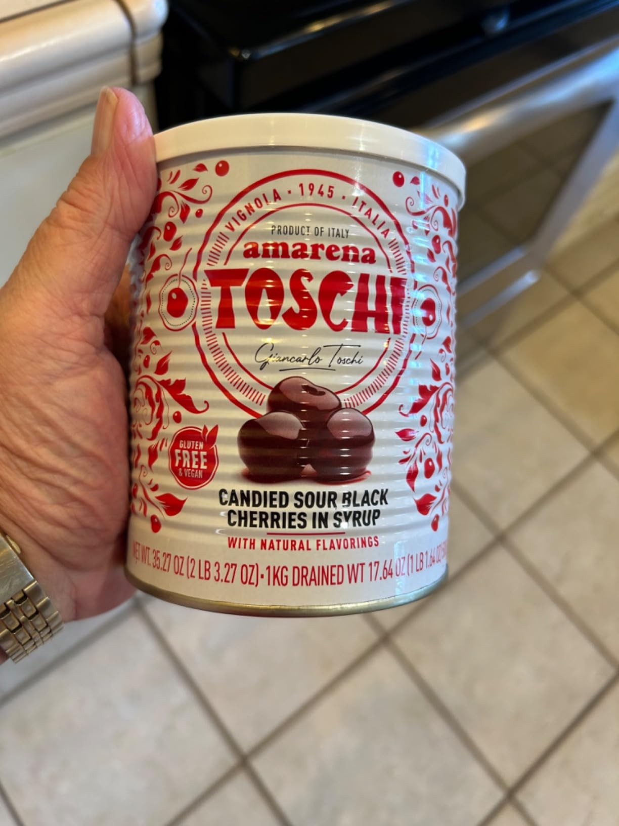 Toschi Amarena Black Cherries in Syrup customer photo 1