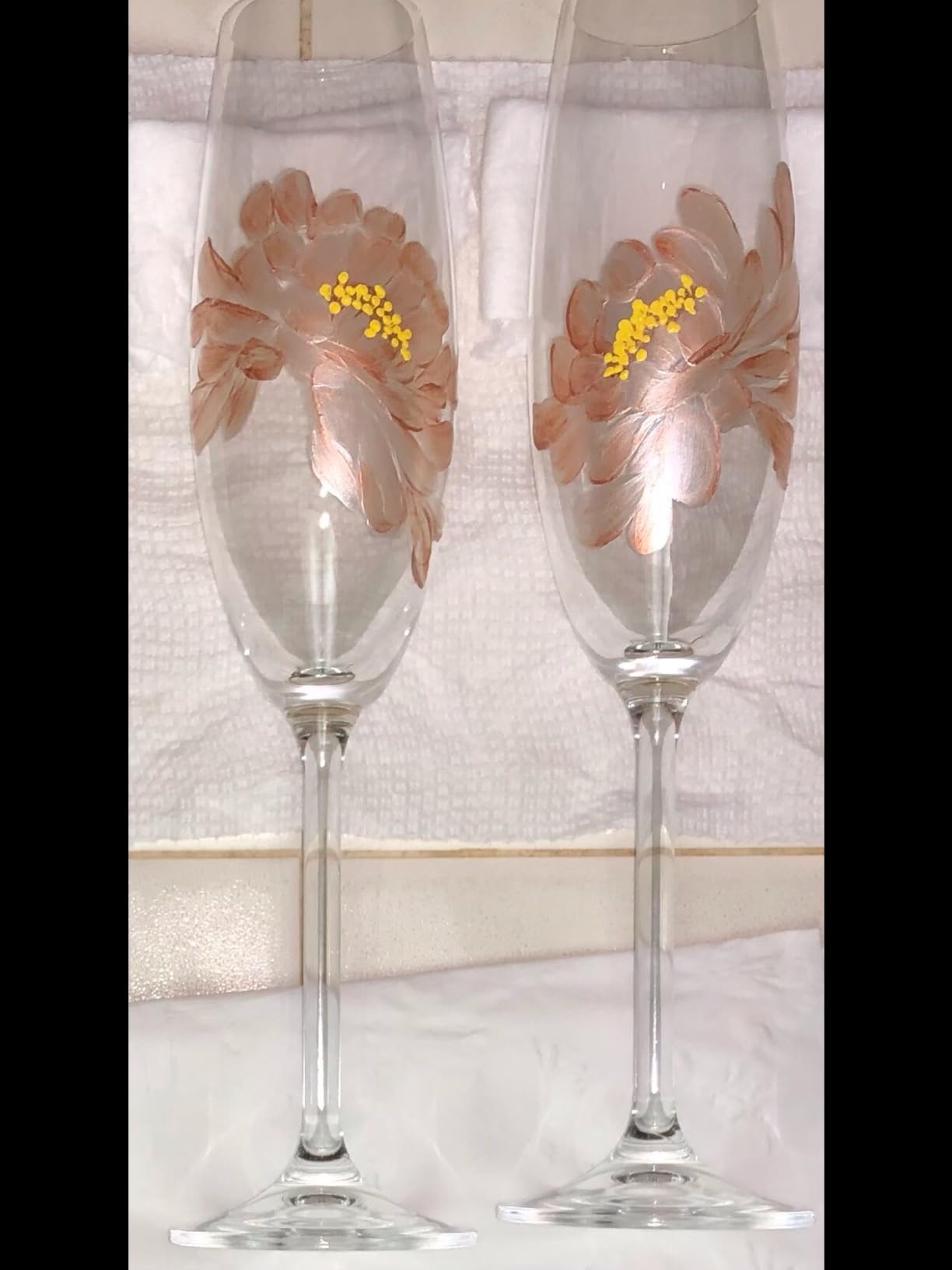 Lenox Champagne Flutes, Tuscany Classics 8 Oz Champagne Glasses Set of 6, 1.5 x 10-inch, Clear European Glass, Stemware, Dishwasher Safe, Wedding Decor, New Years customer photo 2