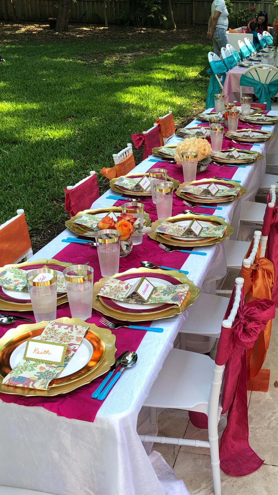Entertaining with Caspari 20-Pack Le Jardin De Mysore Cocktail Napkins customer photo 1