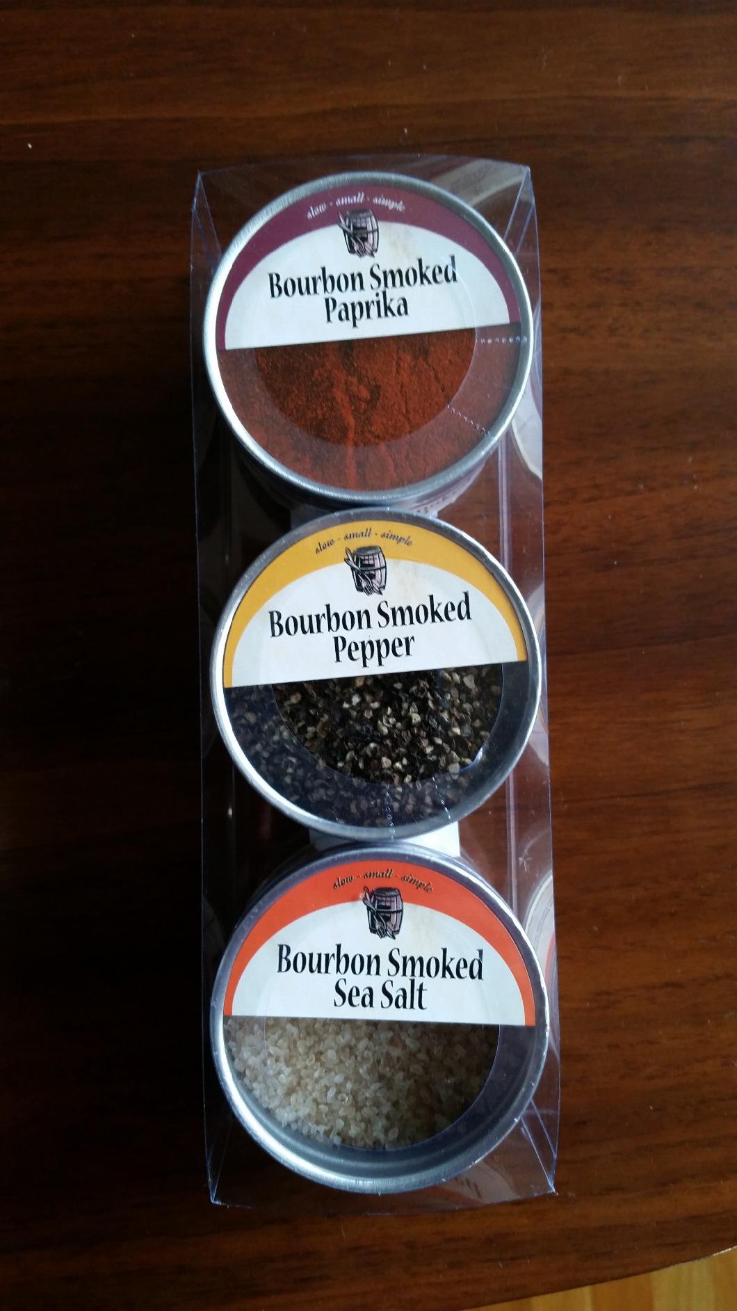 Bourbon Barrel Smoked Bundle of 3 - Bourbon Smoked Sea Salt, Bourbon Smoked Pepper, Bourbon Smoked Paprika customer photo 1