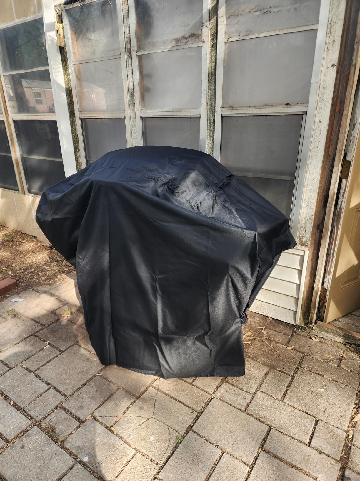 Unicook Heavy Duty Waterproof Barbecue Gas Grill Cover, 65-inch BBQ Cover, Special Fade and UV Resistant Material, Durable and Convenient, Fits Grills of Weber Char-Broil Nexgrill Brinkmann and More customer photo 2