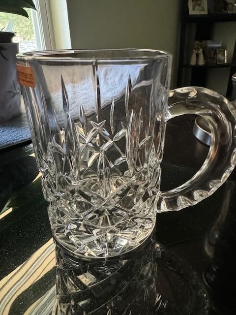 Nachtmann Noblesse Collection Beer Mug with Handle - 21.2oz Clear Crystal Glass, Dishwasher Safe customer photo 1