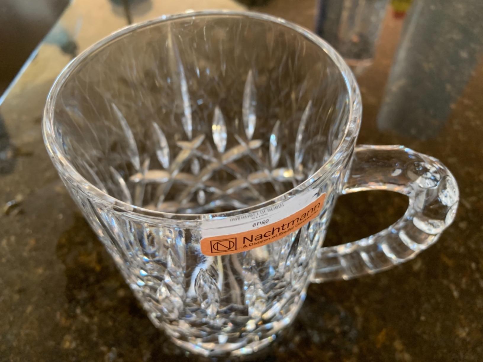 Nachtmann Noblesse Collection Beer Mug with Handle - 21.2oz Clear Crystal Glass, Dishwasher Safe customer photo 2