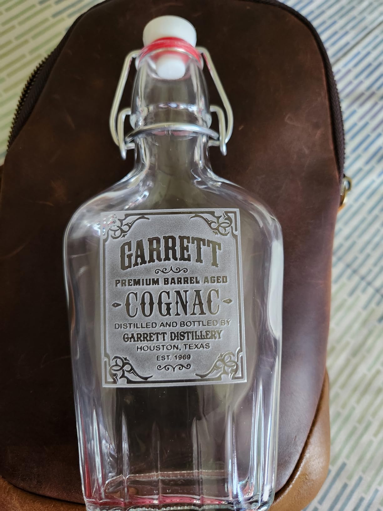 Personalized Engraved Flask, Engraved Whiskey Bottle, Bourbon, Scotch Gifts For Men customer photo 1