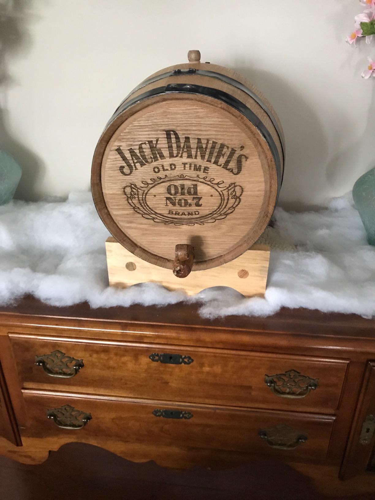 Red Head Barrels - Custom Engraved 20 Liter Oak Barrels for Aging Whiskey, Rum, Tequila, Bourbon, Scotch and Wine customer photo 2