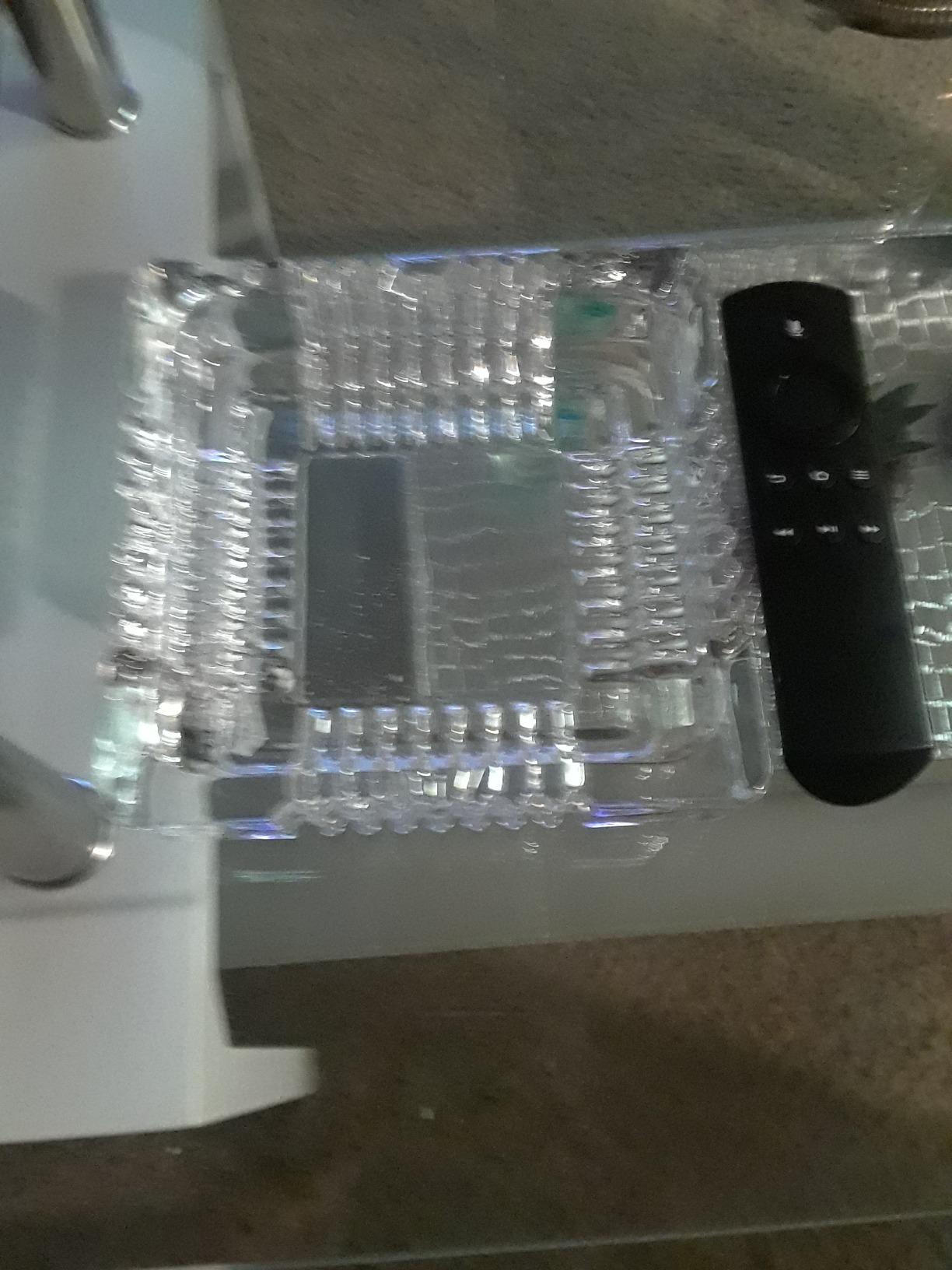 Amlong Crystal Large Classic Square Ashtray 6 inch x 6 inch customer photo 2