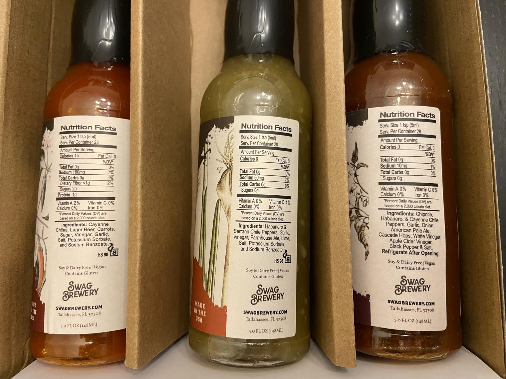 Beer-infused Hot Sauce Variety 3-pack (Includes Asian Sriracha, Garlic Serrano, & Roasty Chipotle) - Craft Beer Gift, Hot Sauce Gift Set, Beer Sauce, BBQ Sauce, Beer Lover, Grill + Man Cave customer photo 2