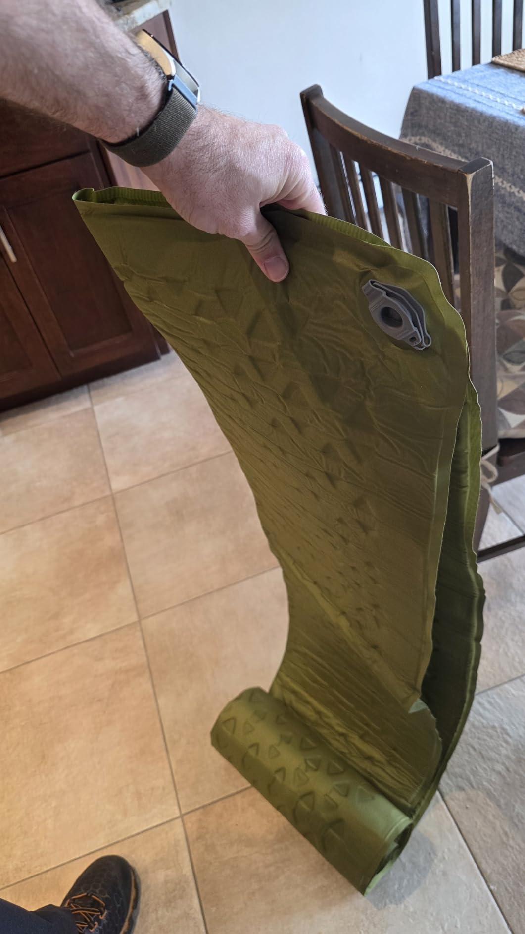 Sea to Summit Camp Self-Inflating Foam Sleeping Mat for Camping and Backpacking, Tapered - Large customer photo 2
