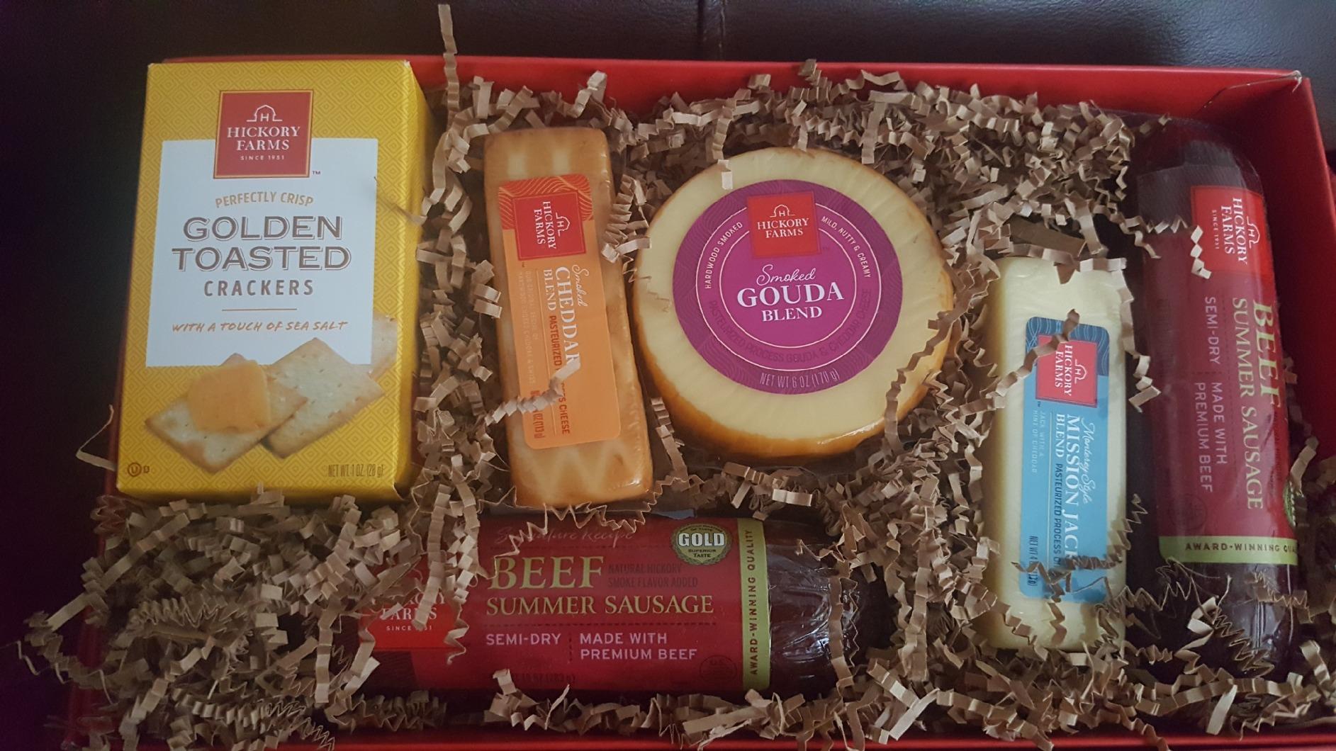 Hickory Farms Signature Beef Meat and Cheese Gift Basket (Medium) - Box Set | Charcuterie Board Food | Summer Sausage | Father's Day | Mother's Day | Easter | Christmas | Holiday | Housewarming | Gourmet | Sympathy | Care Package customer photo 1