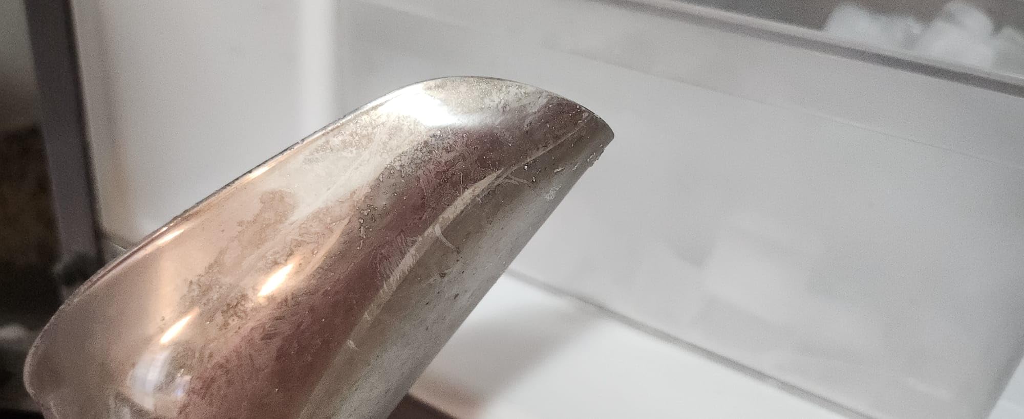 TeamFar Stainless Steel Ice Scoop, Small Metal Food Candy Scoop for Kitchen Bar Party Wedding - 5 Ounces customer photo 1