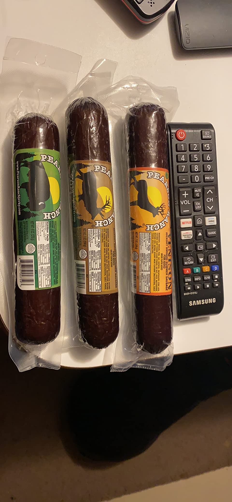 PEARSON RANCH Wild Game Summer Sausage Sampler - Elk, Bison, Venison, Summer Sausage Gift Set, Exotic Meat Gift Set For Men, Gluten-Free, MSG-Free, No Added Nitrites, Charcuterie Meat Gourmet Sausage customer photo 2