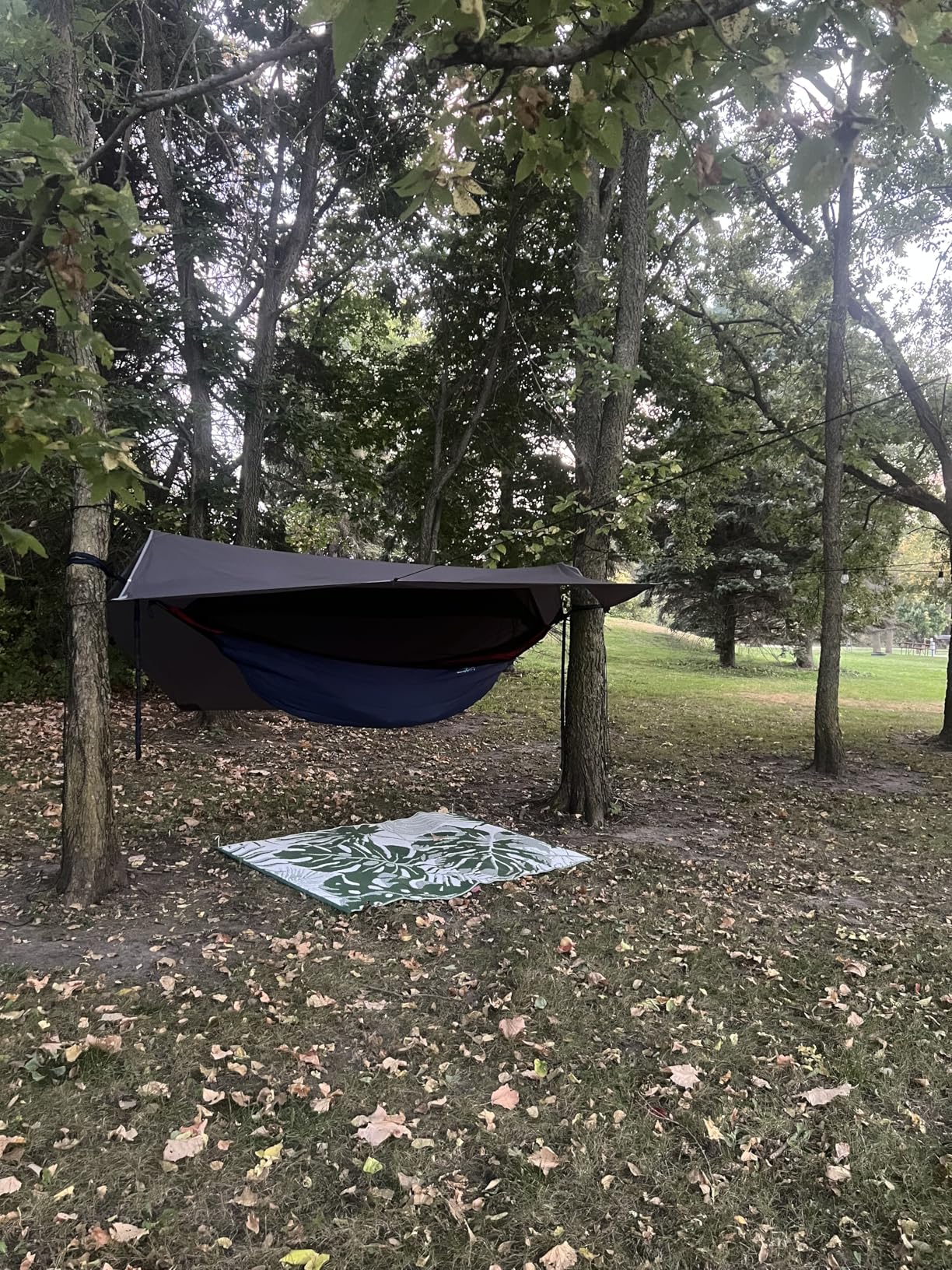 Sunyear Camping Hammock, Portable Single & Double Hammock with Net, 2 Person Hammock Tent with 2 * 10ft Straps, Best for Outdoor Hiking Survival Travel customer photo 2