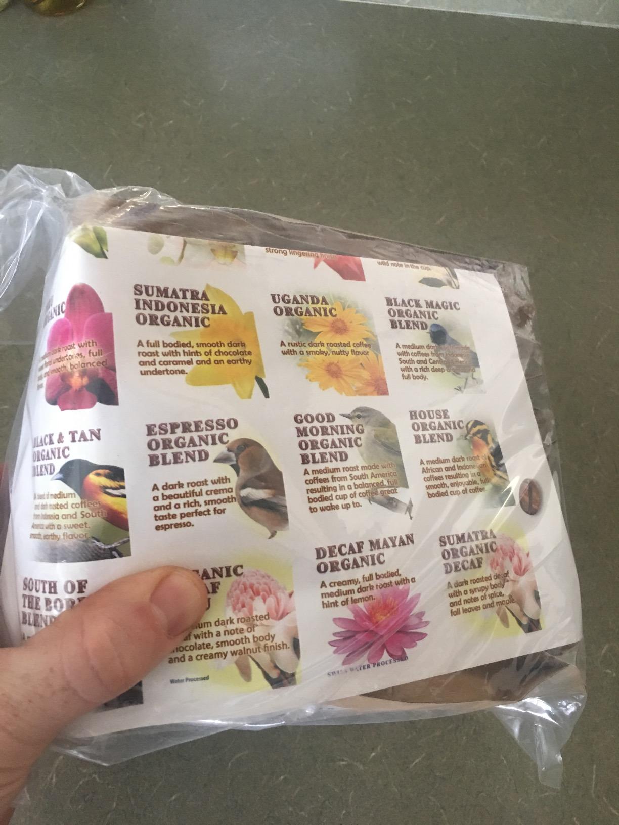 Java Planet, Coffee Gift Basket Sampler Set, for Coffee Lovers in Linen Bag: Low Acid Organic Beans: Whole Bean, Mold-Free & Stomach Friendly - Arabica Gourmet, 1.32 LBs (19.2 oz) packaged in 6 Bags Each 3.2 oz customer photo 1
