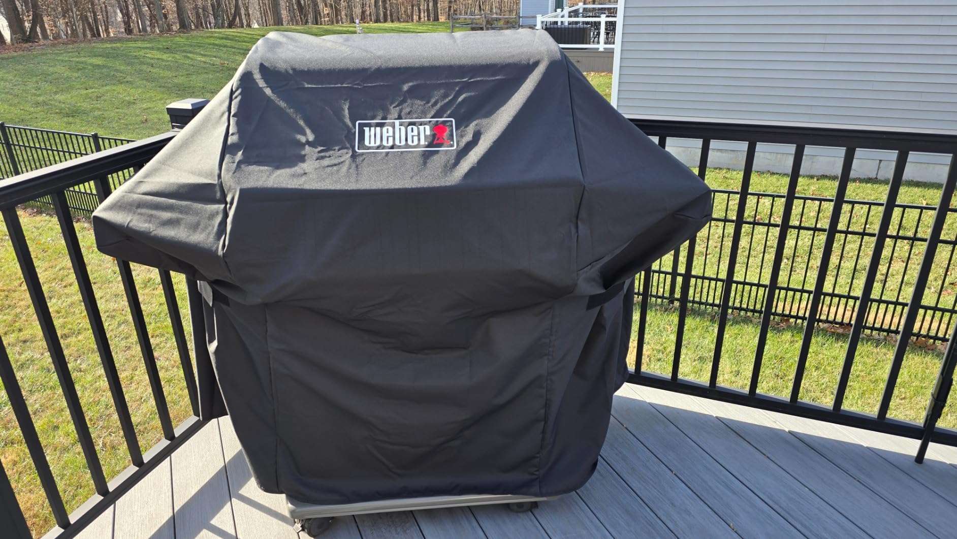 Weber Premium Outdoor Grill Cover, Black - Water-Resistant Cover for Spirit 2-Burner & 3-Burner Gas Grills (2025+), Spirit II 2-Burner (2016-2024), Fits Any Grill Widths Up to 48 Inches customer photo 1