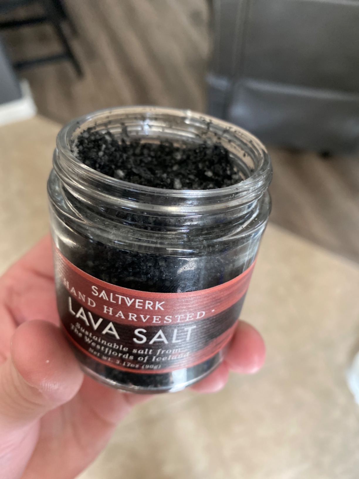 Saltverk Salt Gift Set - Includes 4 Jars - Flaky, Lava, Birch Smoked, Arctic Thyme Sea Salts - Gourmet, Icelandic, Hand Harvested and Sustainably Made - 12.33 Oz Total customer photo 2