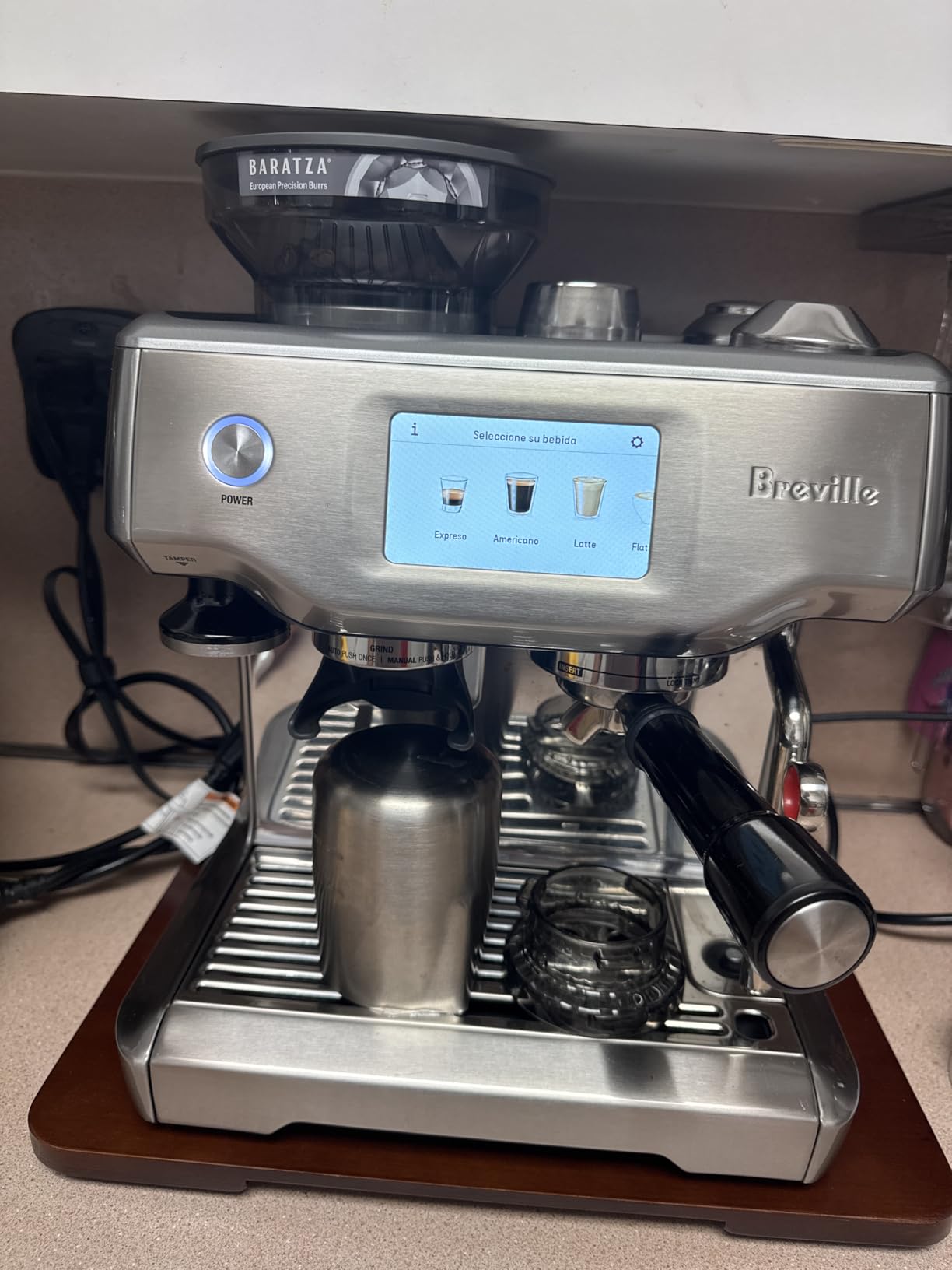 Breville Barista Touch Espresso Machine BES880BSS, Brushed Stainless Steel customer photo 1
