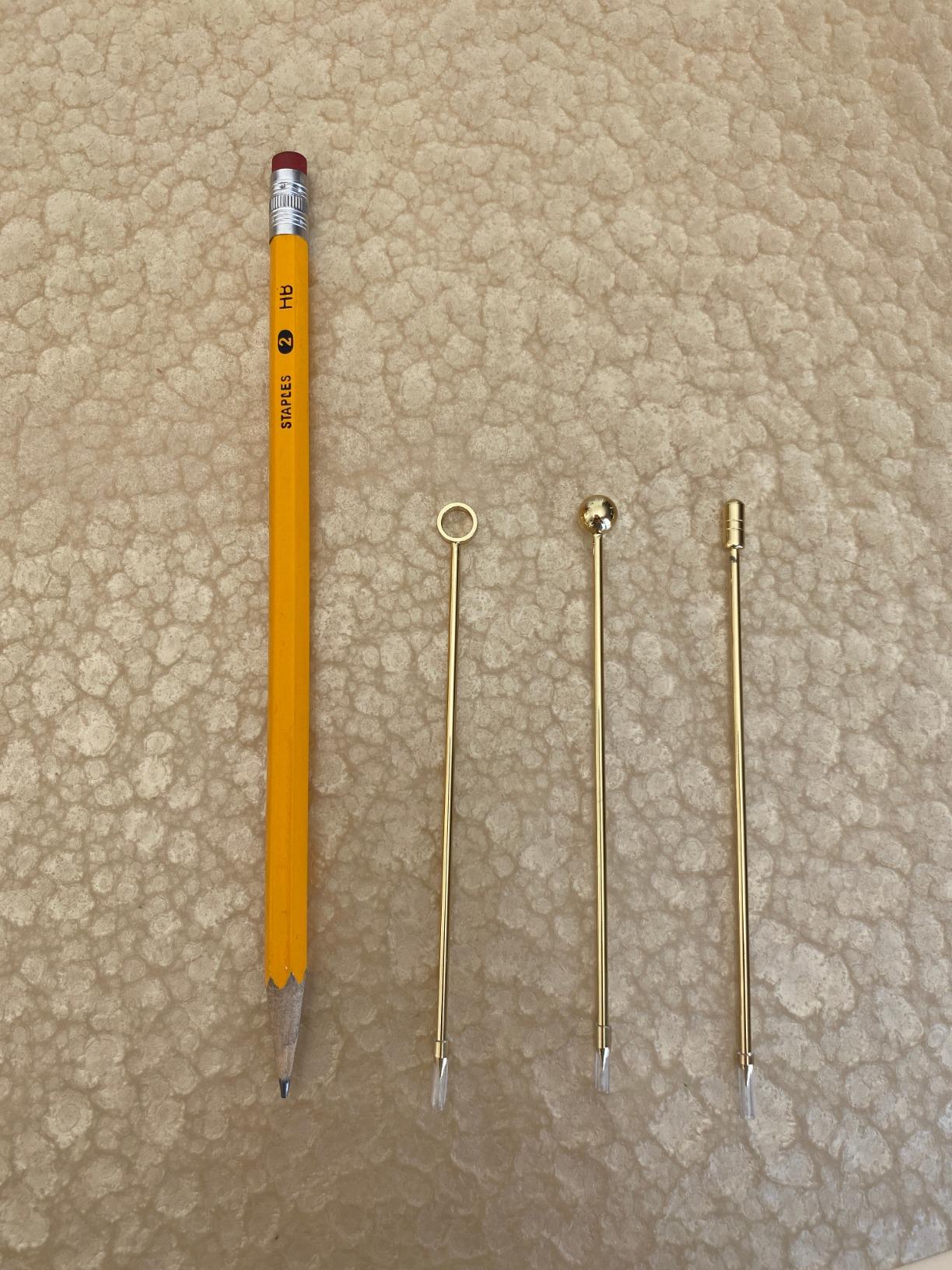 I-MART 15 Pack Stainless Steel Cocktail Picks Martini Olive Skewers, Reusable Metal Garnish Sticks for Drinks, Appetizers, Bloody Mary, Olives, Citrus, Fruit Decor (Silver, 4.25 Inch) customer photo 2