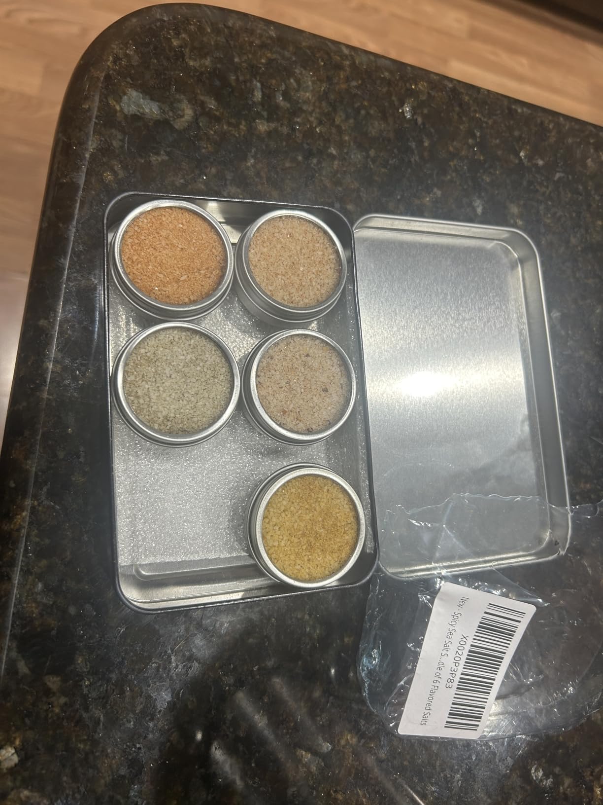 Infused & Smoked Sea Salt Sampler Collection - 12-Flavor Cooking Salts Bundle in 0.5 oz Reusable Tin Each - Smoky Finishing Salt Variety Pack Gift Set - Caravel Gourmet customer photo 1