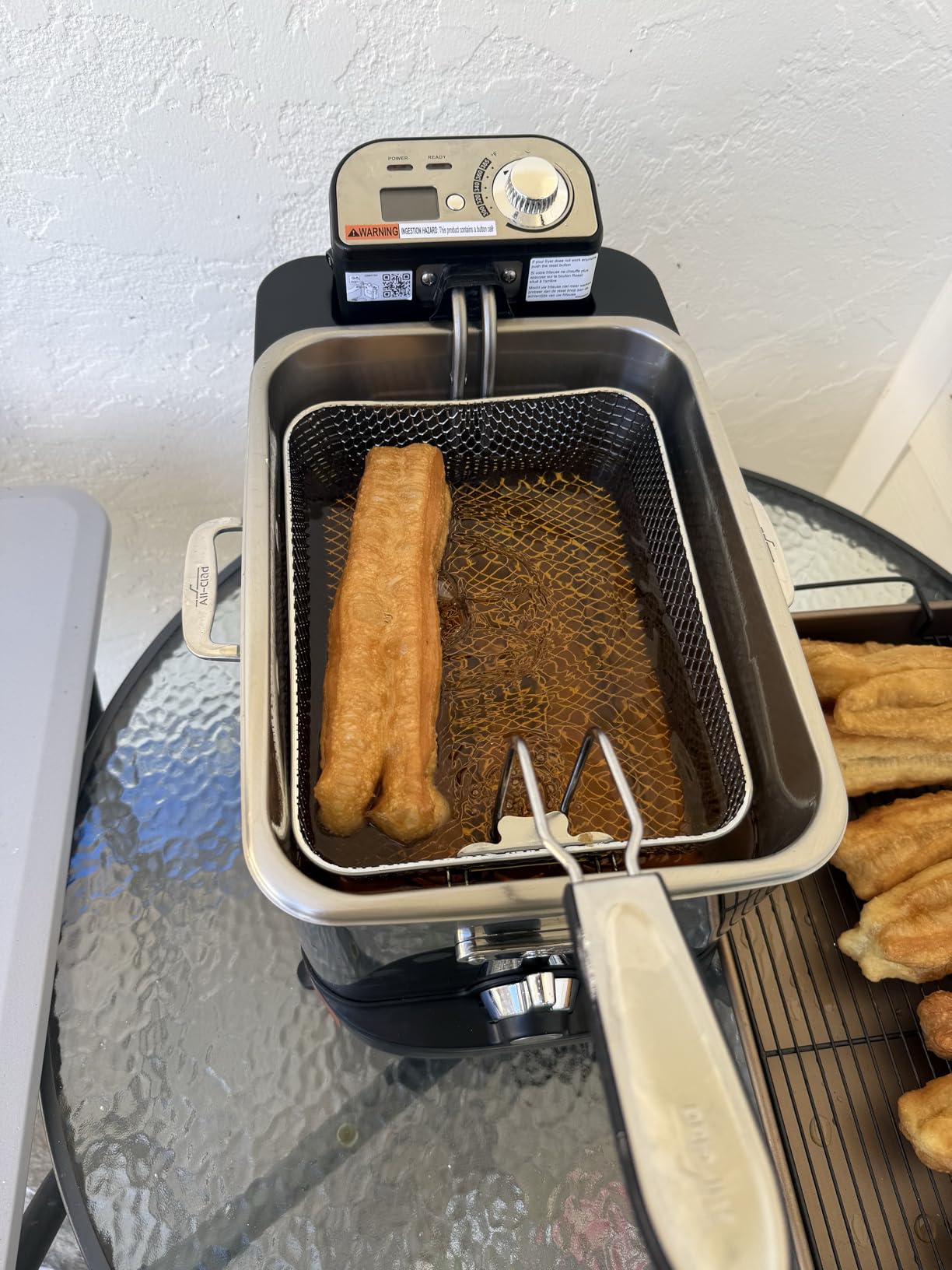 All-Clad Electric Deep Fryer with Basket and Lid, Stainless Steel Deep Fryer for Home Use, 1700W, Dishwasher Safe customer photo 1