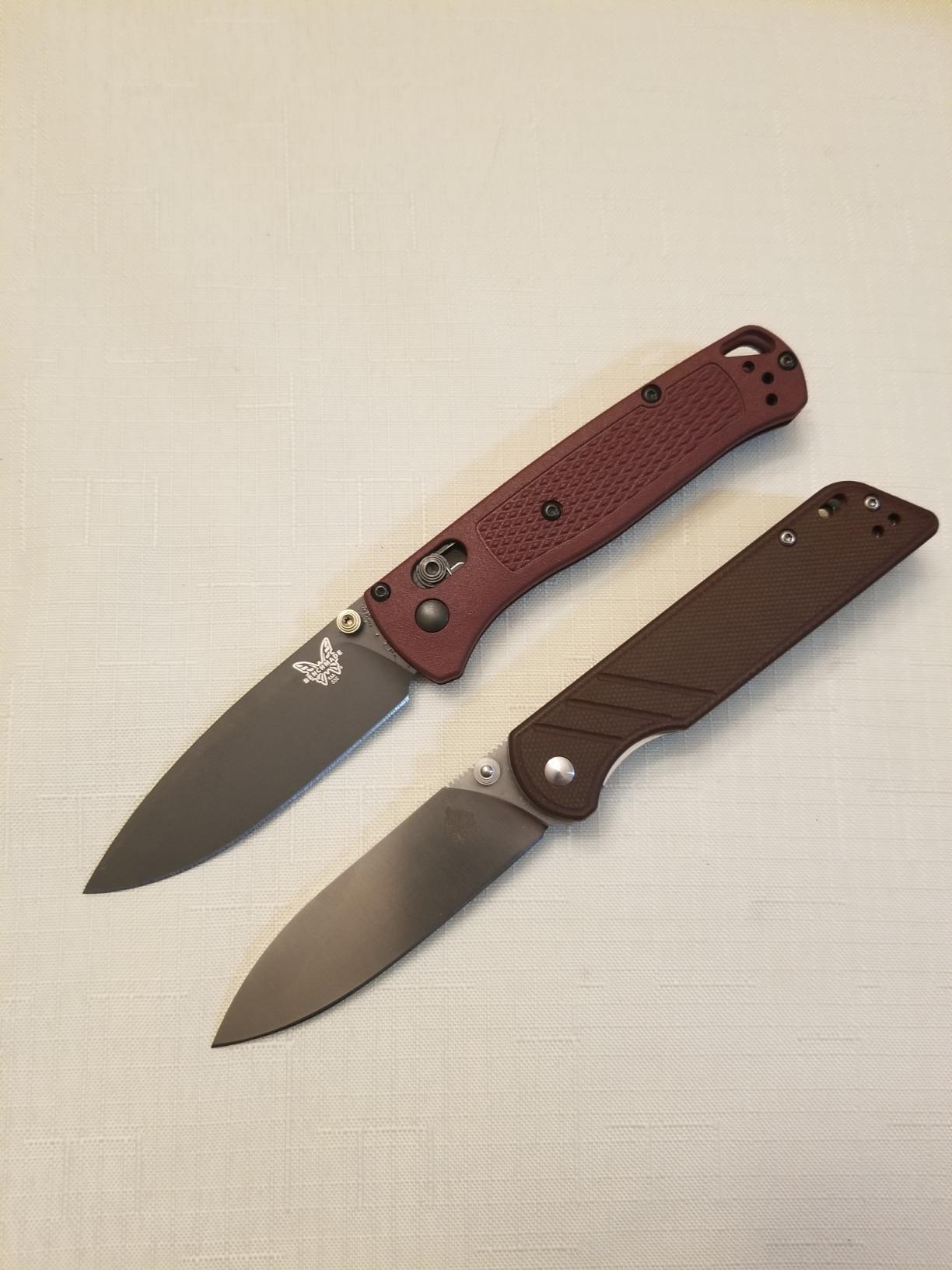 Benchmade Bugout Outdoor EDC Folding Knife, Slim, Lightweight, Plain Edge, Drop-Point Blade, CPM-S30V Stainless Steel (58-60HRC), Grivory Handle (535GRY-1) customer photo 1