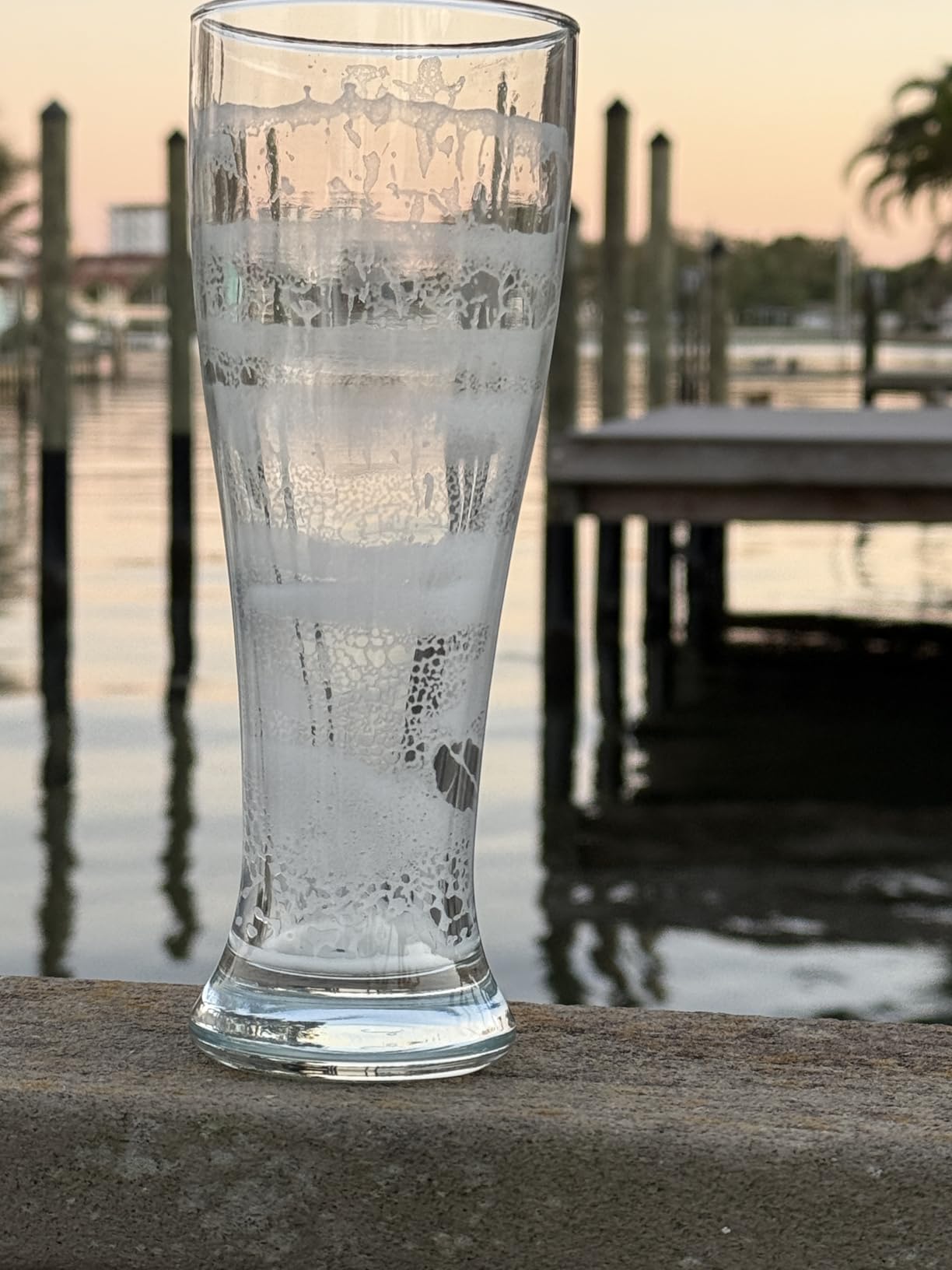 DU VINO USA Made Nucleated Pilsner Glasses- Etched Beer Glass for Better Head Retention, Aroma and Flavor - 16 oz Craft Beer Glasses for Beer Drinking Bliss - 4 Pack customer photo 2