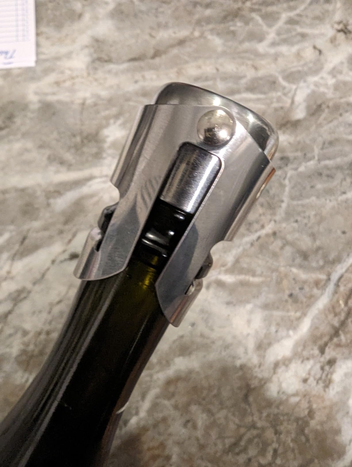 BGMAX Champagne Sealer Stopper, 3 Pack Stainless Steel Sparkling Wine Bottle Plug Sealer Set customer photo 2