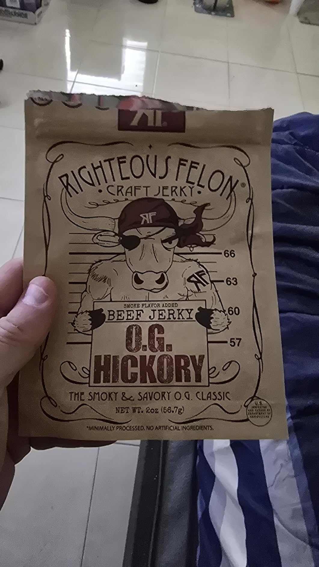 Righteous Felon Beef Jerky Variety Pack - Beef Jerky Gift for Father's Day - Gluten Free Beef Jerky Snack Packs - High Protein, Keto, Low Sugar - Gifts for Men - Sampler 8 Pack customer photo 1
