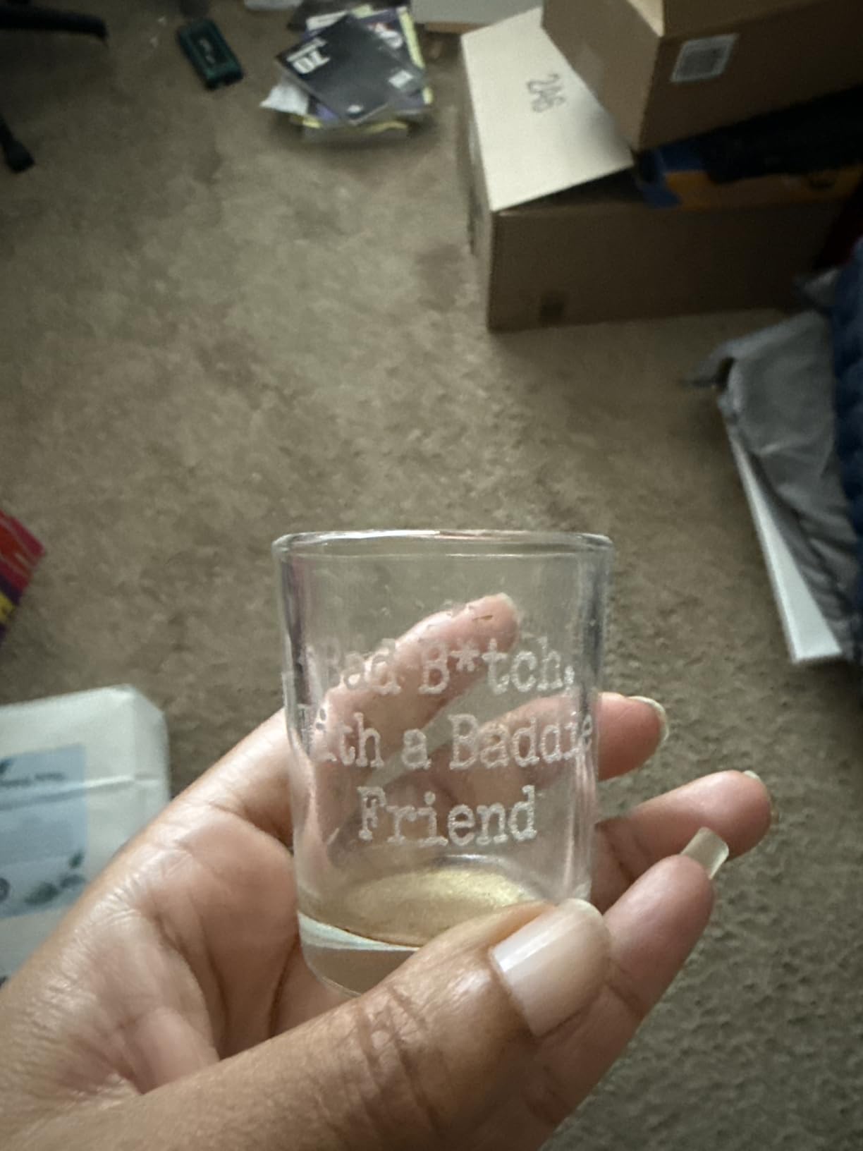Personalized Fathers Day Engraved 11oz Whiskey Glass, Custom Dad Gifts, Etched Bourbon Glass, Customized Father Birthday for Him Husband Groomsmen Gifts, Unique Message customer photo 2