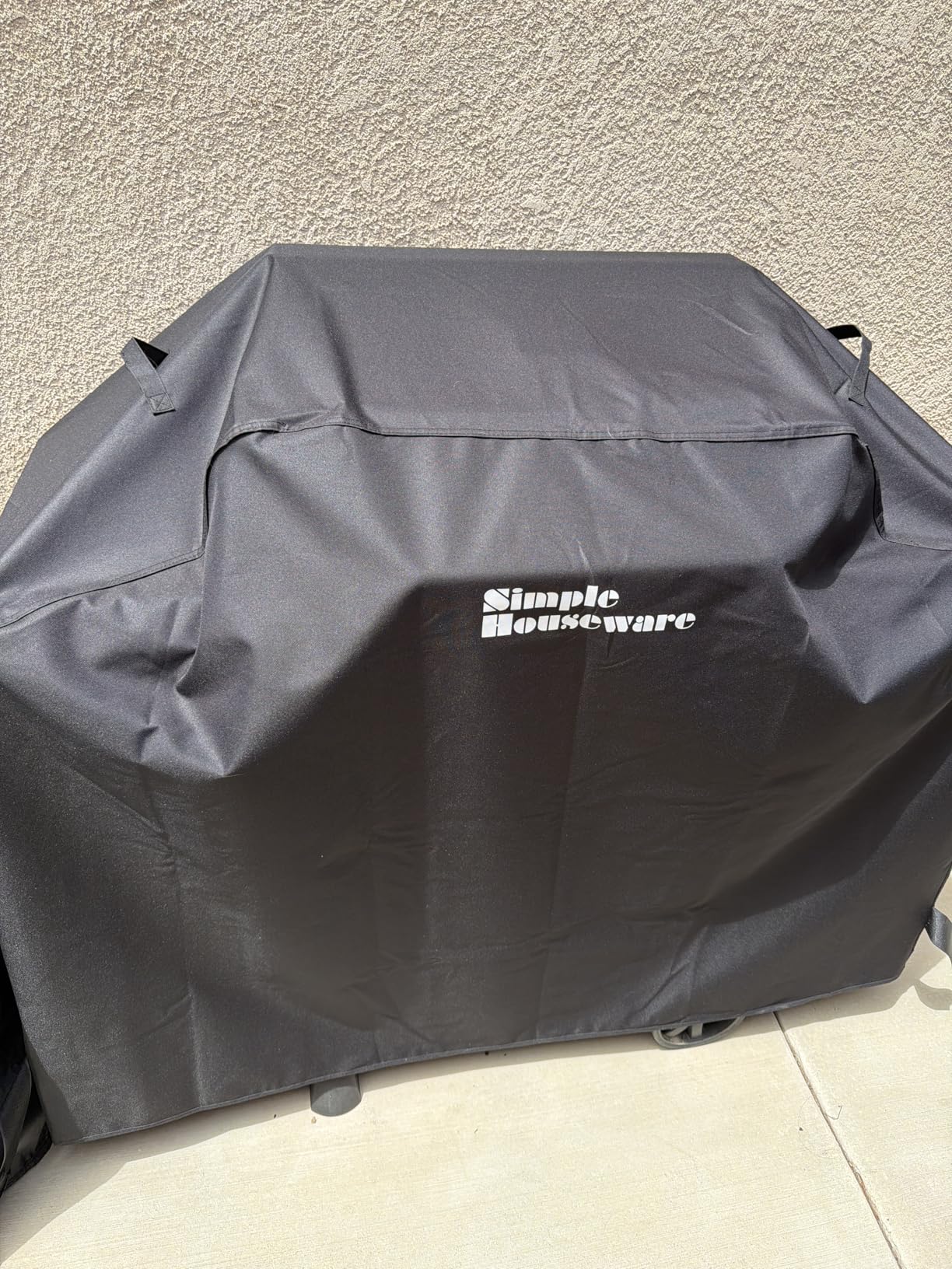 Simple Houseware 55 in. Heavy-Duty BBQ Gas Grill Cover, 600D Polyester Waterproof, Weather-Resistant customer photo 1