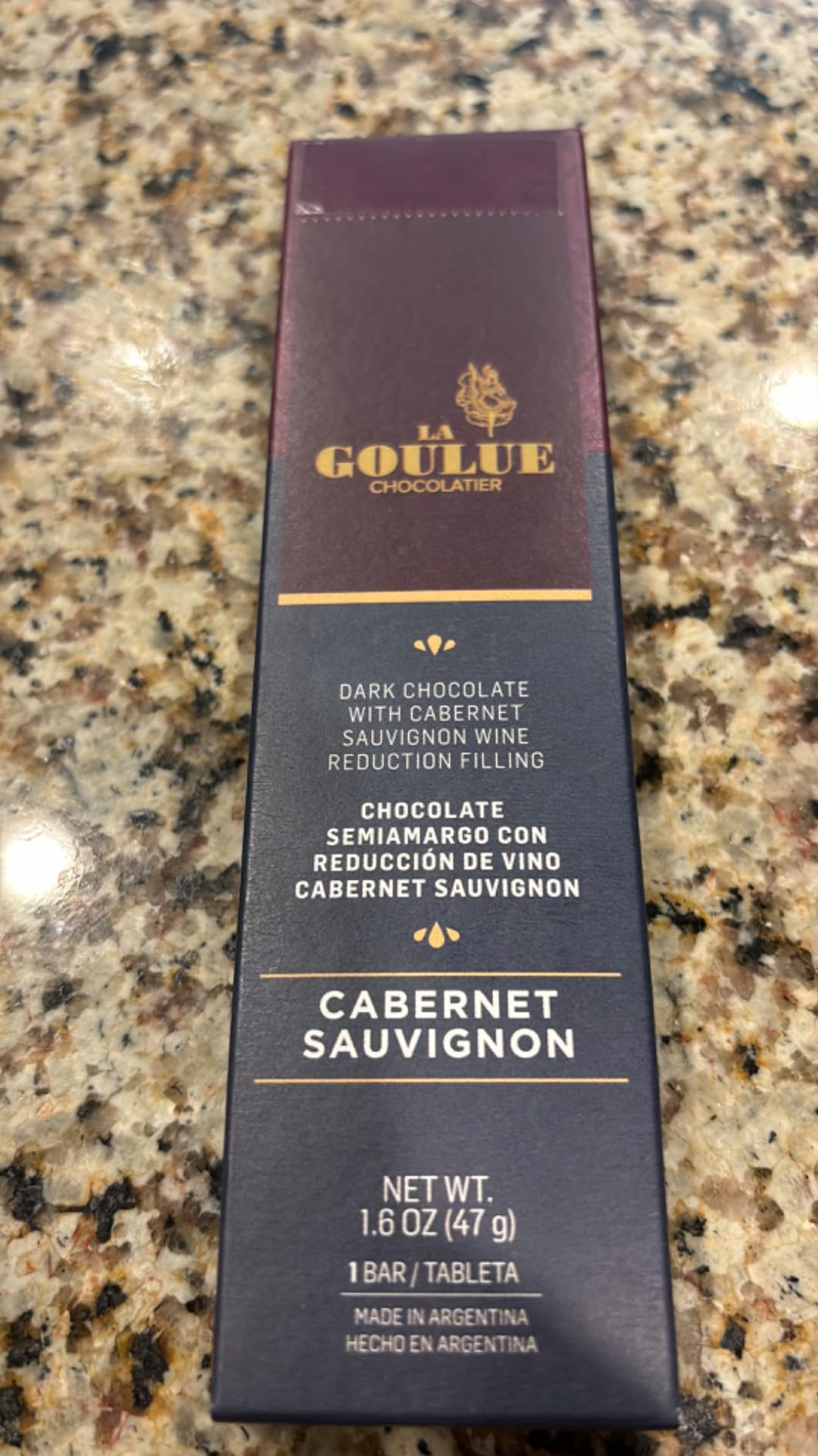 La-Goulue-Chocolatier Luxury Wine Infused Dark Chocolate Selection - Artisan Chocolates with Cabernet Sauvignon, Malbec and Champagne-Sparkling Wine Fillings, Gourmet Chocolate Boxes, 3 Pack Assortment, 207 g. customer photo 1